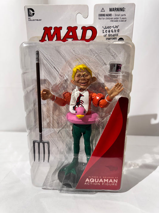 Alfred E. Neuman as Aquaman – DC Collectibles “Just-Us” League of Stupid Heroes Series 1 – Action Figure