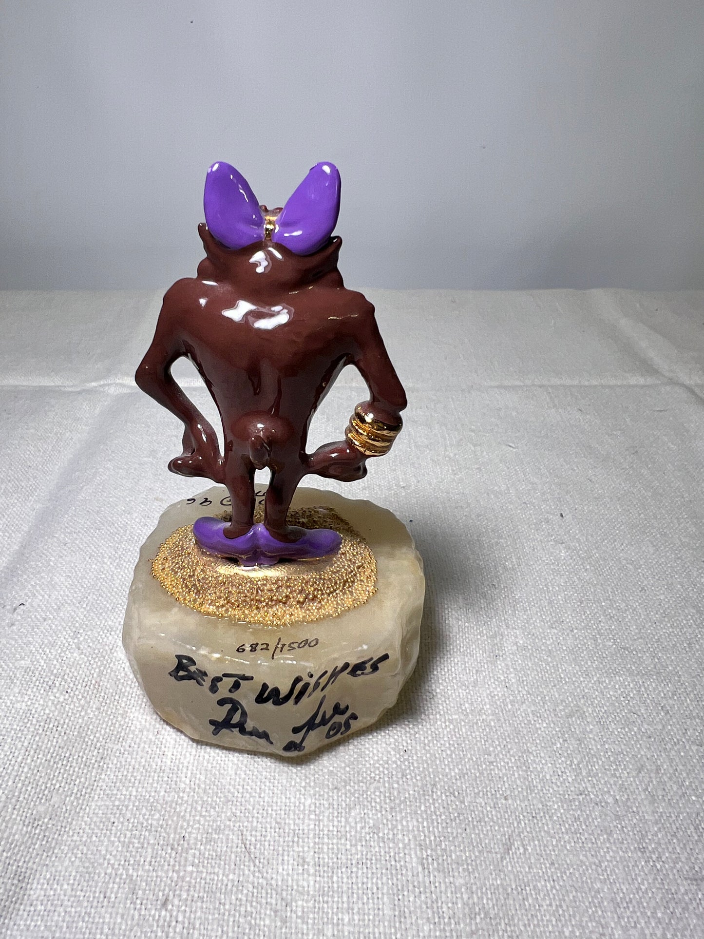 Ron Lee- She Devil-1996-4.5” statue -signed and numbered 682/1500- Looney Tunes- Warner Brothers- stone base