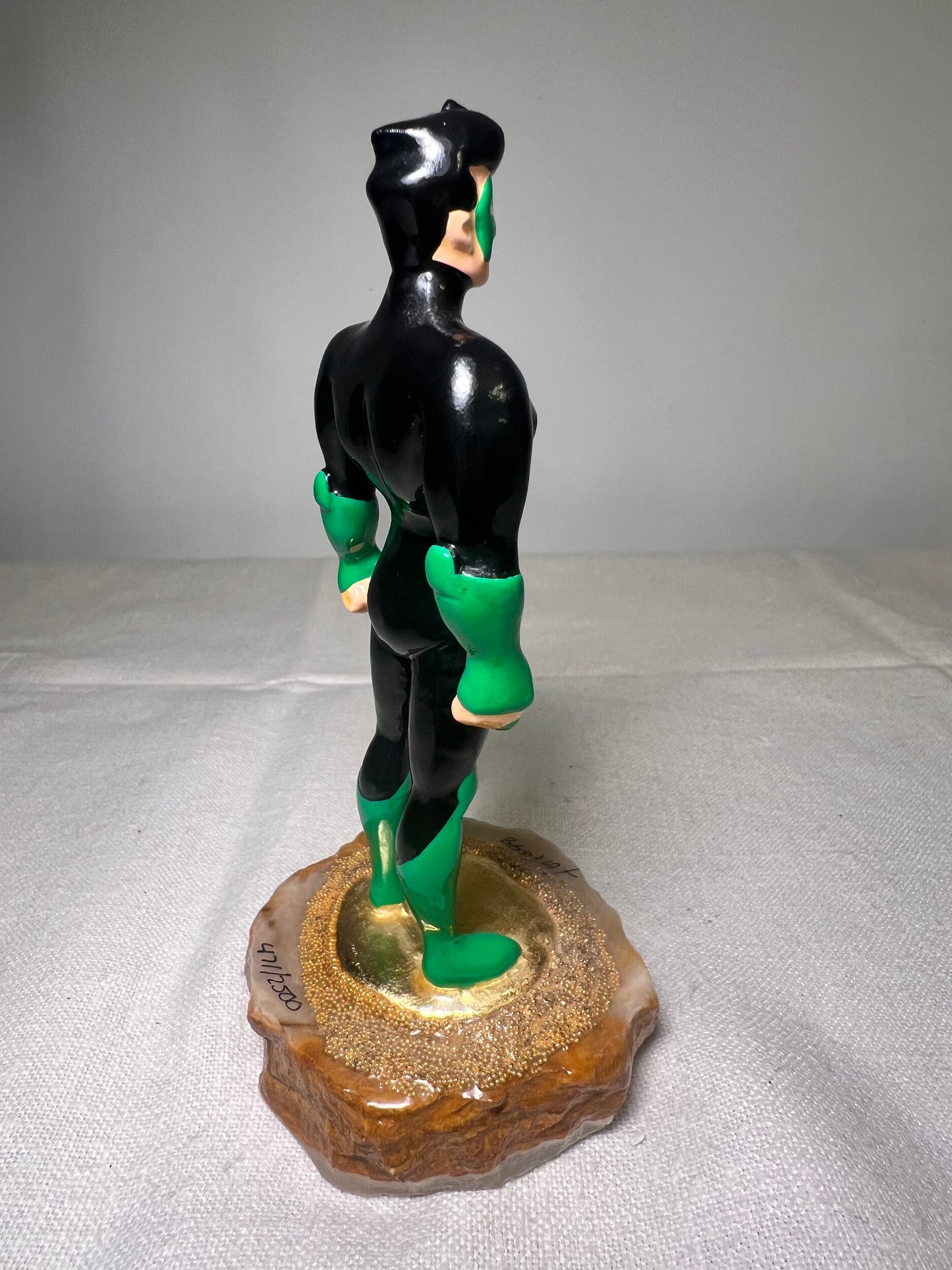 Ron Lee- Green Lantern- 5” statue- signed and numbered 47\2500 -1998- Warner Brothers-DC Comics-Stone base￼