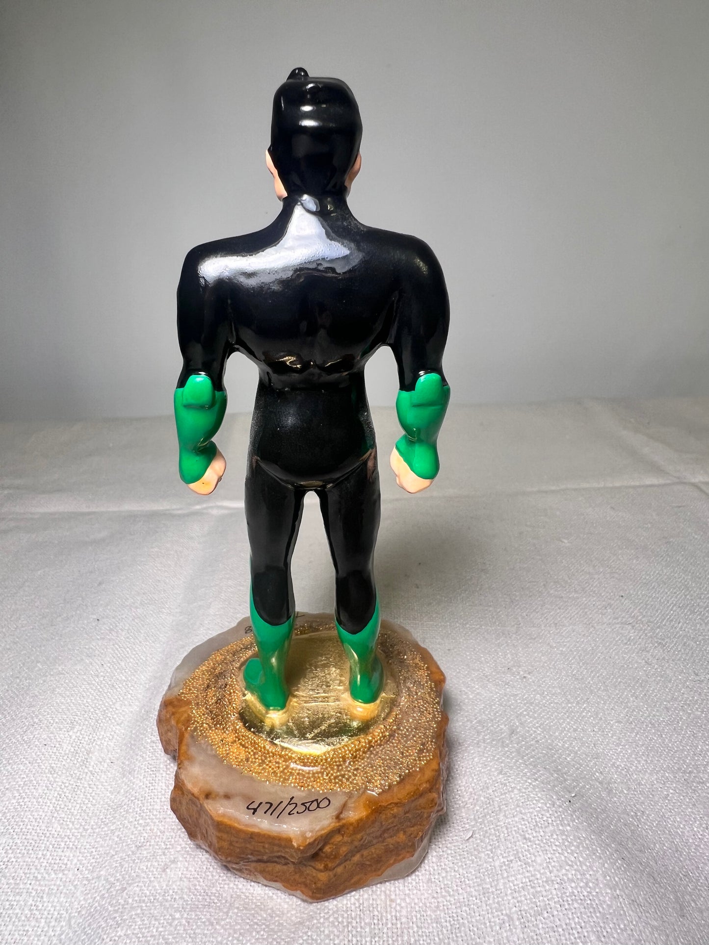 Ron Lee- Green Lantern- 5” statue- signed and numbered 47\2500 -1998- Warner Brothers-DC Comics-Stone base￼