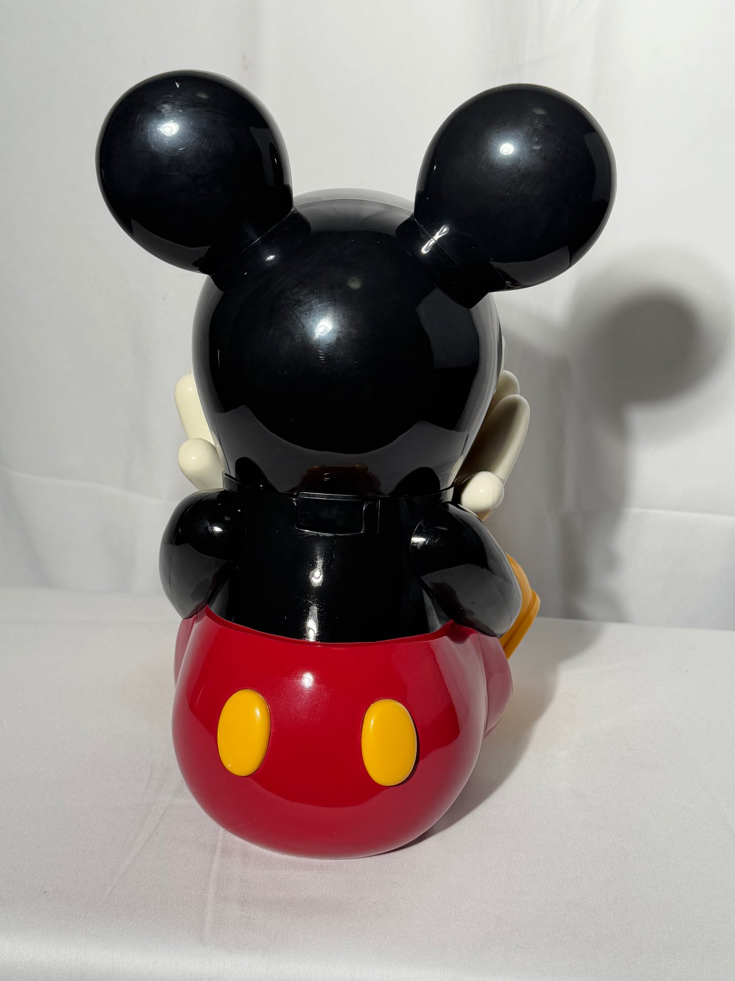 Talking Mickey Mouse Cookie Jar- hard plastic- “Gosh is it snack time again” - tested and works - Disney