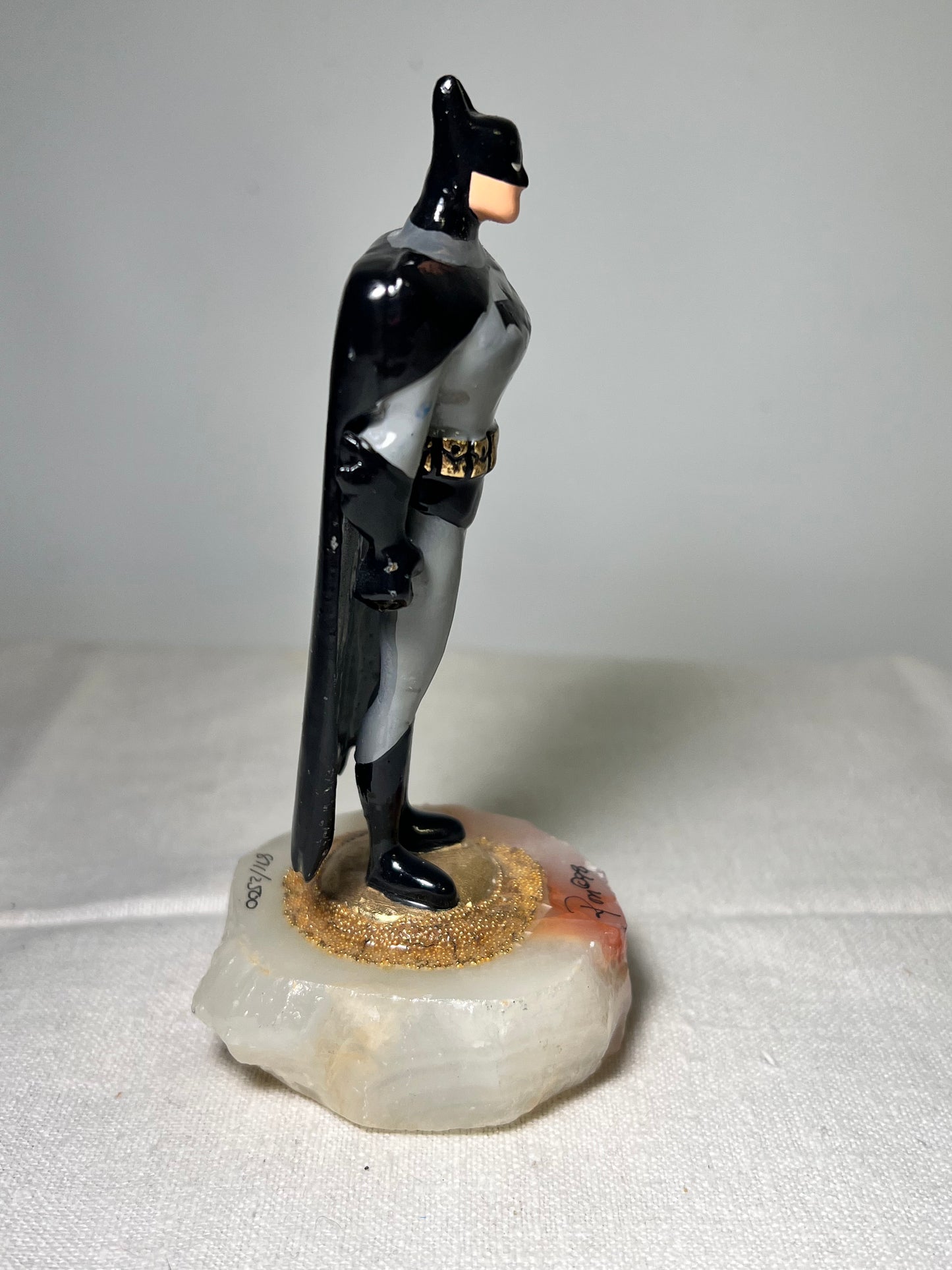 Ron Lee - Batman- 5” statue- signed and numbered 871/2500- 1998- Warner Brothers- stone base