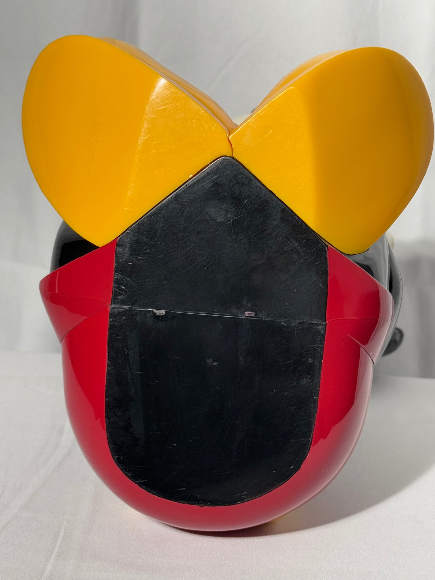 Talking Mickey Mouse Cookie Jar- hard plastic- “Gosh is it snack time again” - tested and works - Disney