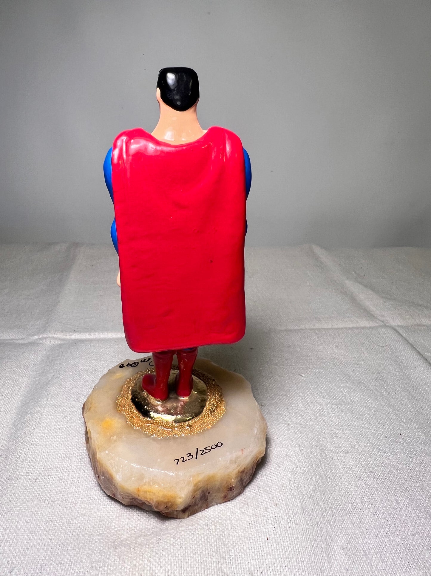 Ron Lee - Superman- 5” statue-signed and numbered 723/2500- 1998- Warner Bothers- stone base