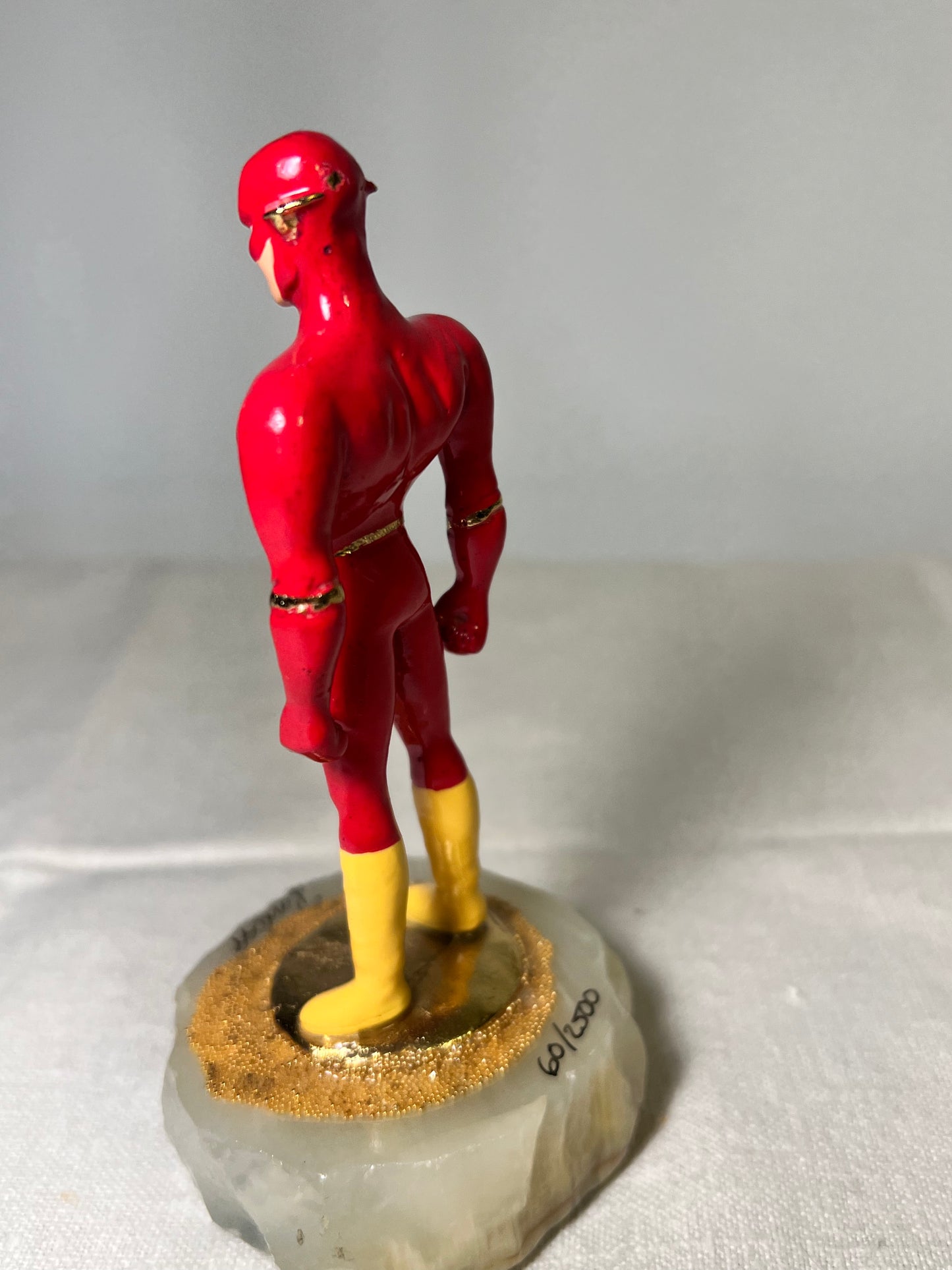 Ron Lee- Flash - 5” statue- signed and numbered 60/2500-1999- Warner Brothers- stone base