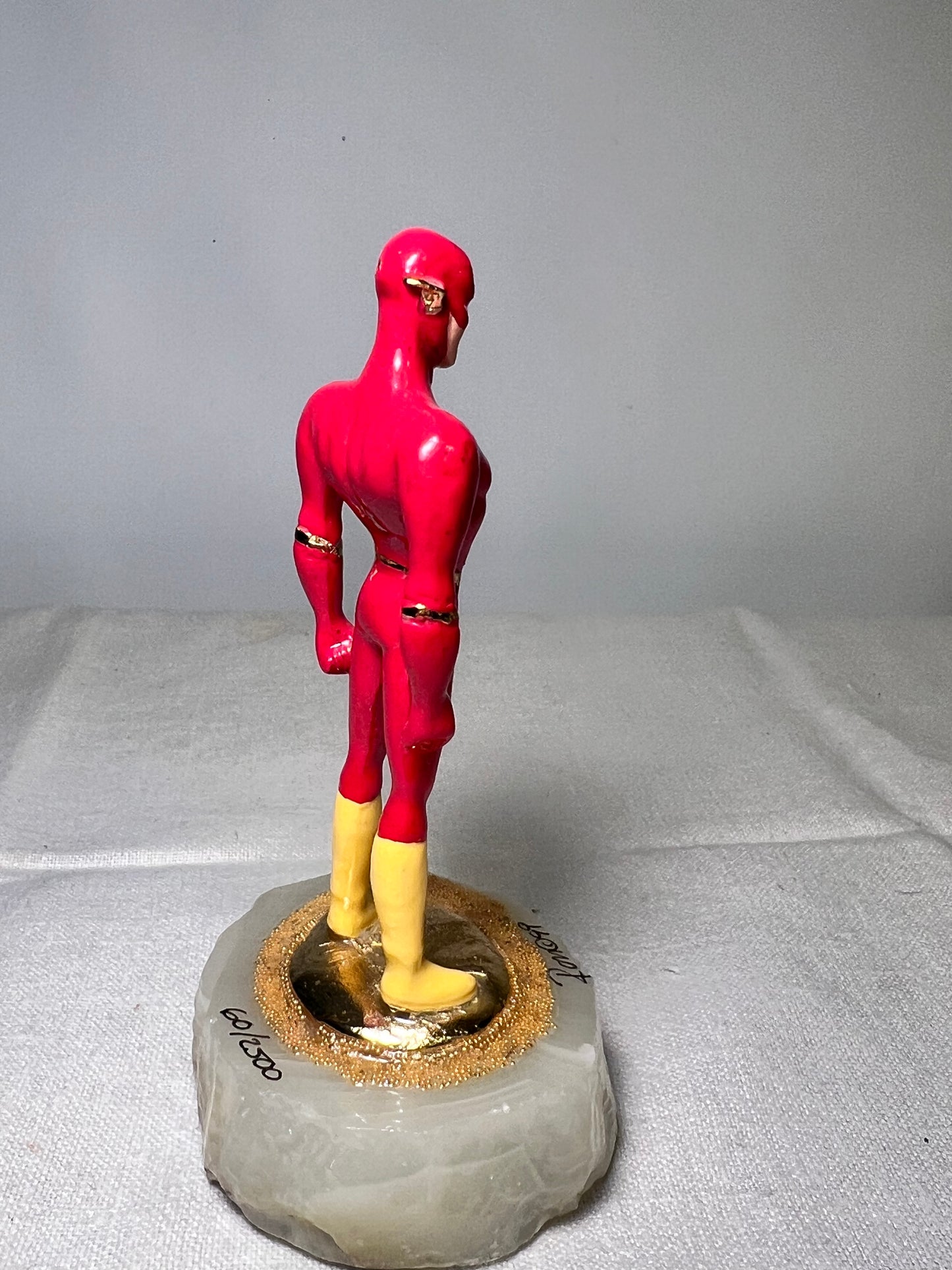 Ron Lee- Flash - 5” statue- signed and numbered 60/2500-1999- Warner Brothers- stone base