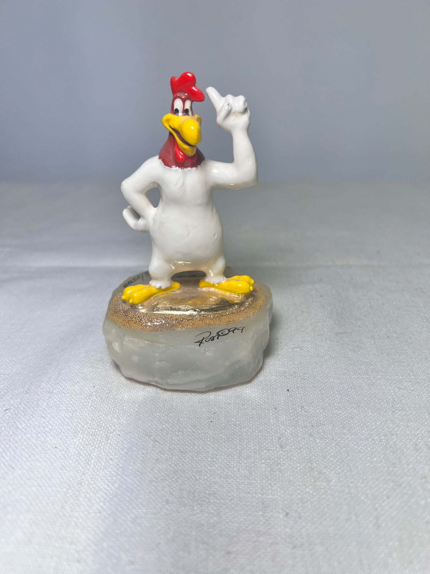 Ron Lee- Foghorn Leghorn- 4” statue - signed and numbered 526/2500-Looney Tunes-Warner Brothers-Stone base