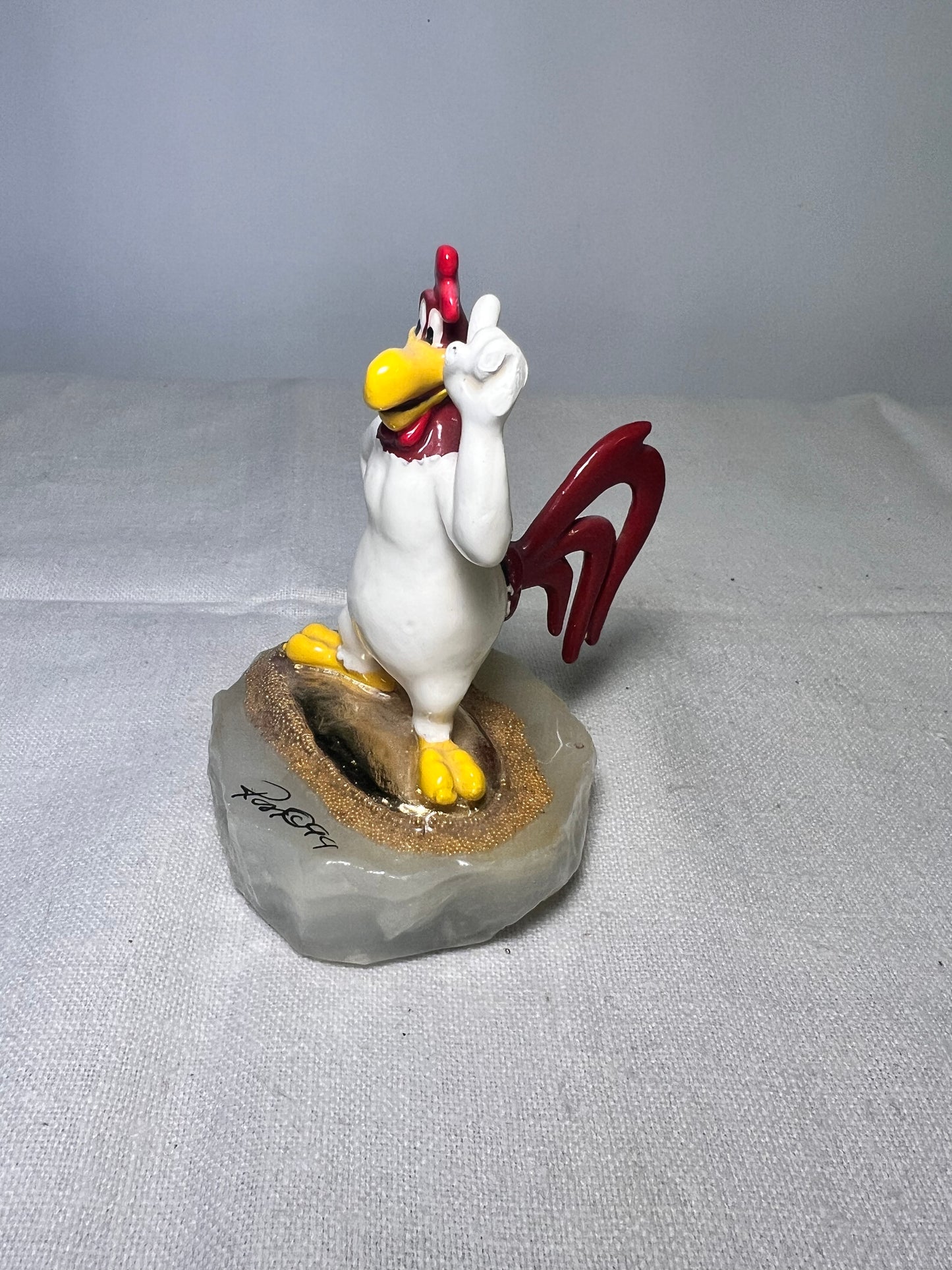 Ron Lee- Foghorn Leghorn- 4” statue - signed and numbered 526/2500-Looney Tunes-Warner Brothers-Stone base