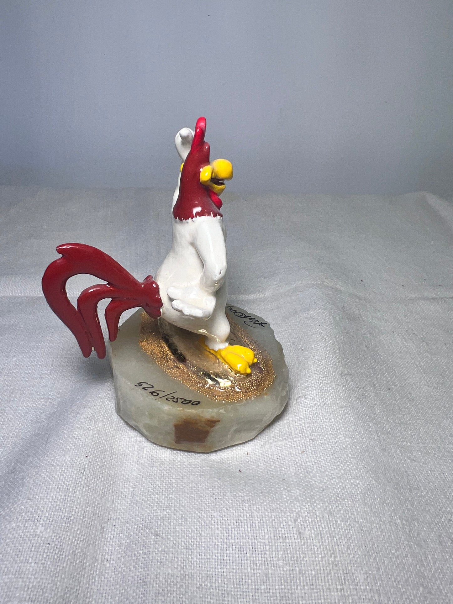 Ron Lee- Foghorn Leghorn- 4” statue - signed and numbered 526/2500-Looney Tunes-Warner Brothers-Stone base