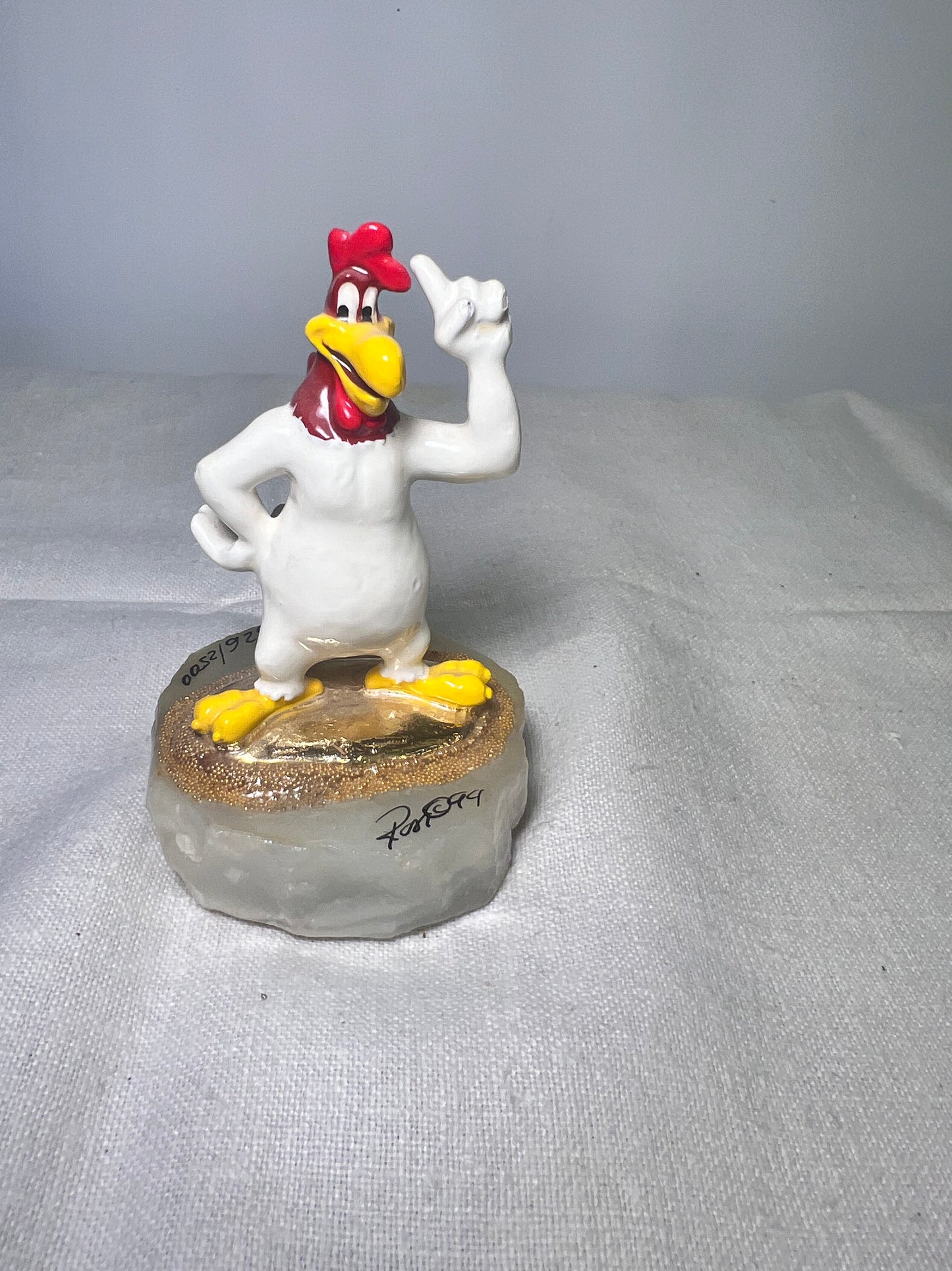 Ron Lee- Foghorn Leghorn- 4” statue - signed and numbered 526/2500-Looney Tunes-Warner Brothers-Stone base