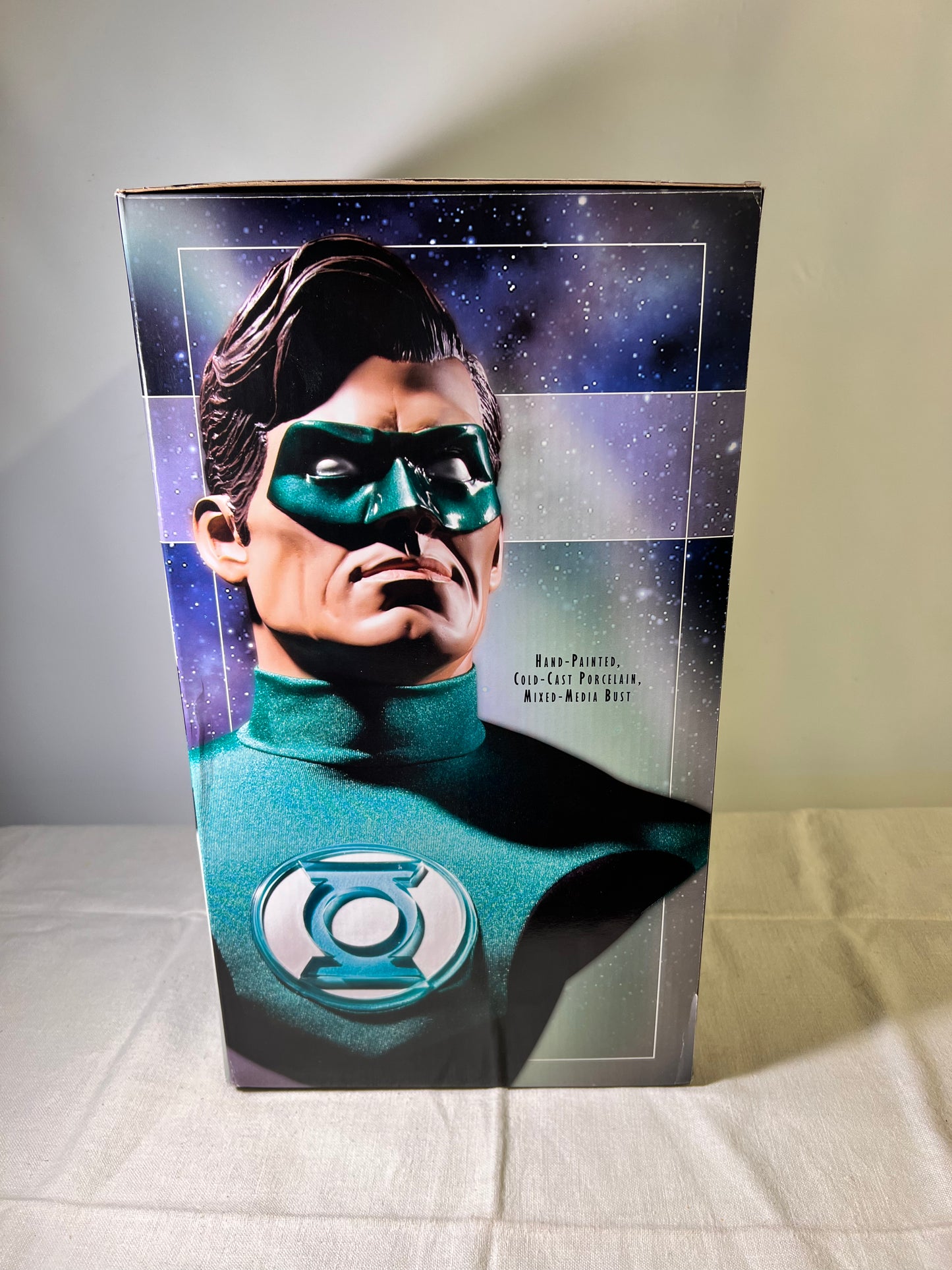 Green Lantern Bust - 13 1/2” - DC Comics - Hand Painted- Sculpted by Jordu Schell- 2010- Limited Edition 24/1000-original box