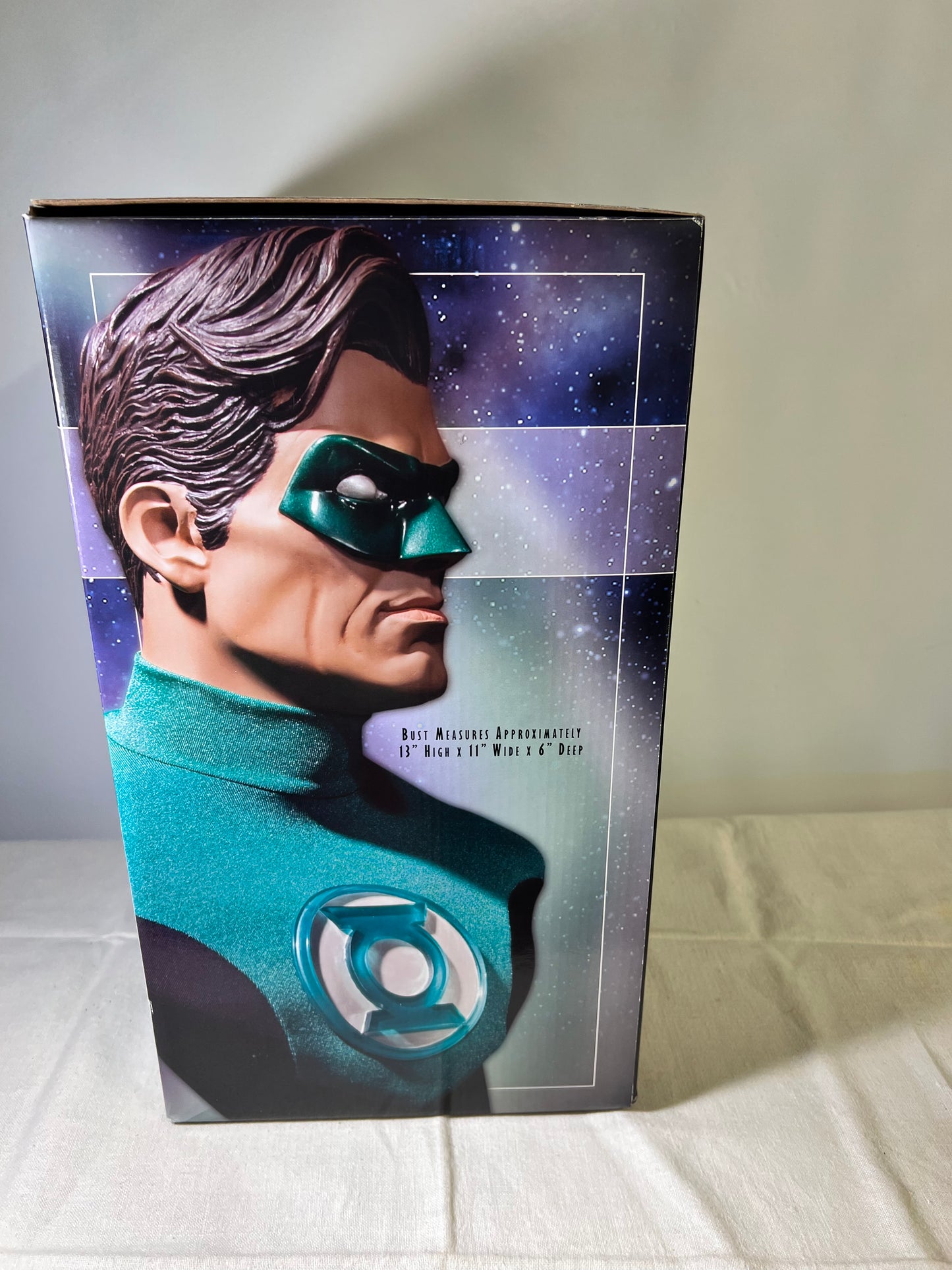 Green Lantern Bust - 13 1/2” - DC Comics - Hand Painted- Sculpted by Jordu Schell- 2010- Limited Edition 24/1000-original box