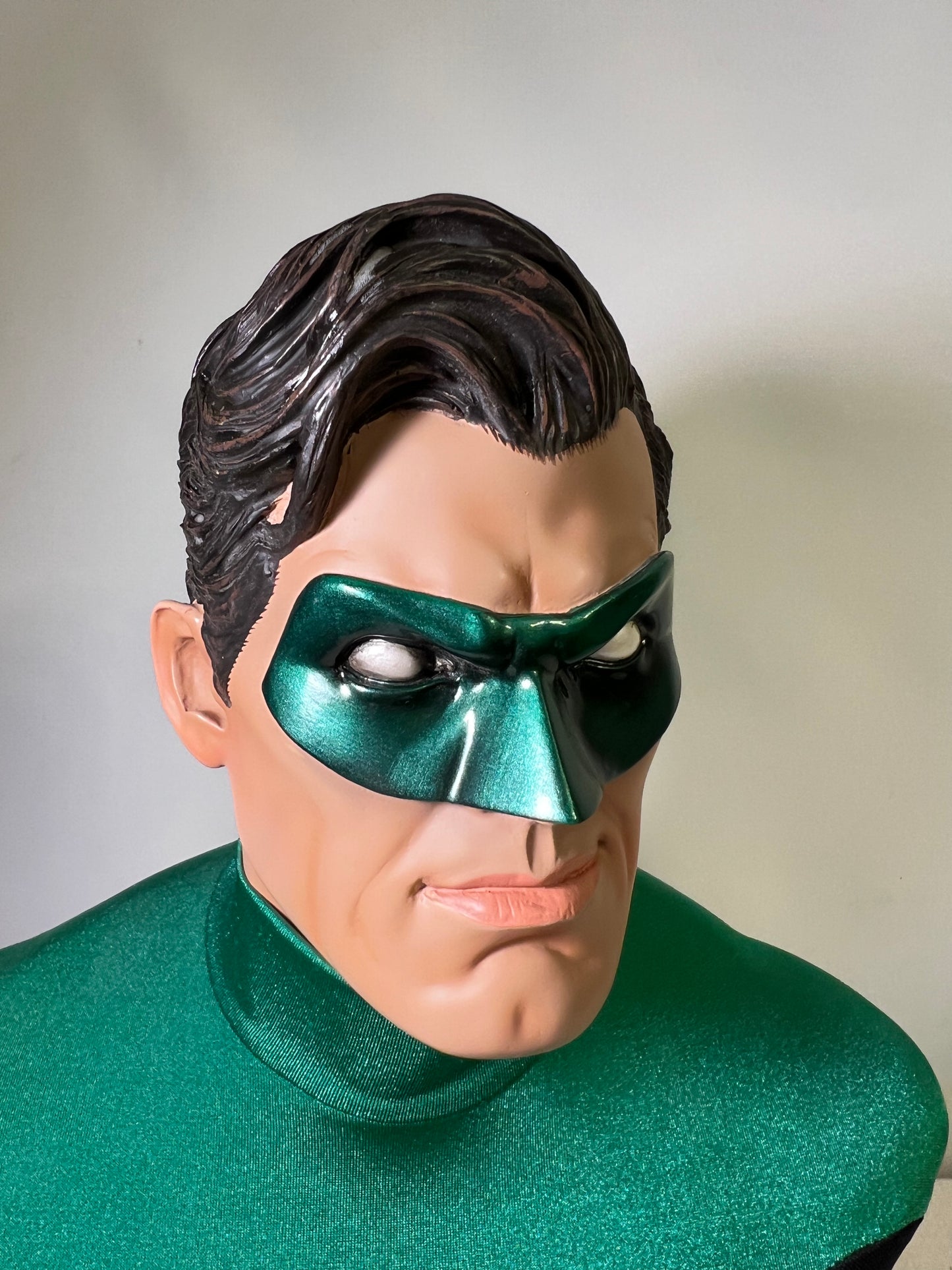 Green Lantern Bust - 13 1/2” - DC Comics - Hand Painted- Sculpted by Jordu Schell- 2010- Limited Edition 24/1000-original box