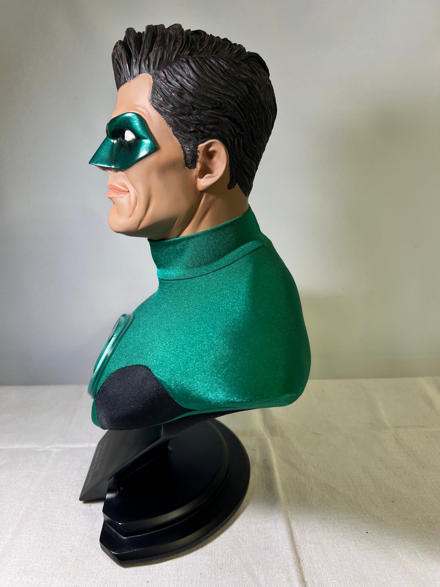 Green Lantern Bust - 13 1/2” - DC Comics - Hand Painted- Sculpted by Jordu Schell- 2010- Limited Edition 24/1000-original box