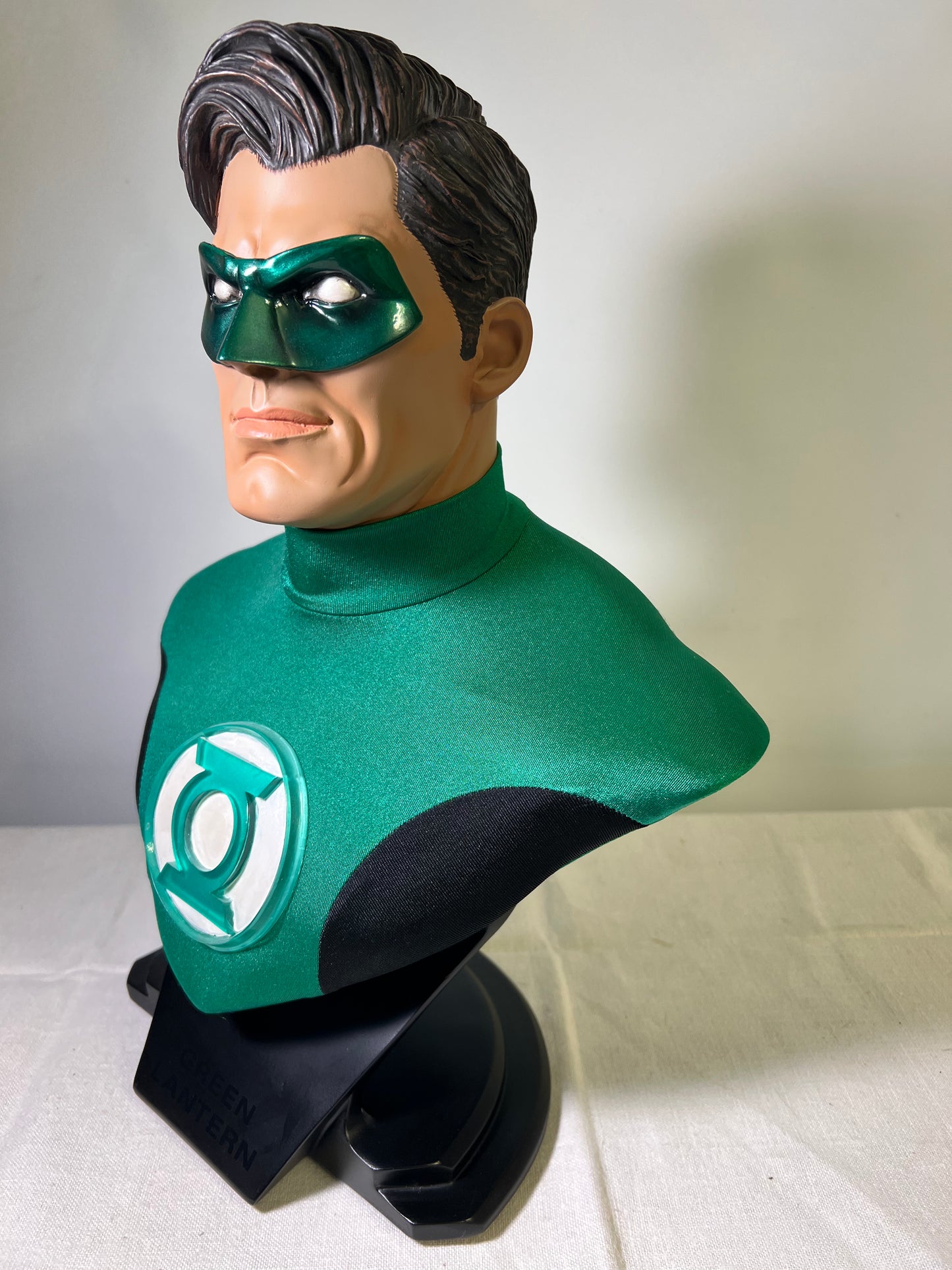 Green Lantern Bust - 13 1/2” - DC Comics - Hand Painted- Sculpted by Jordu Schell- 2010- Limited Edition 24/1000-original box