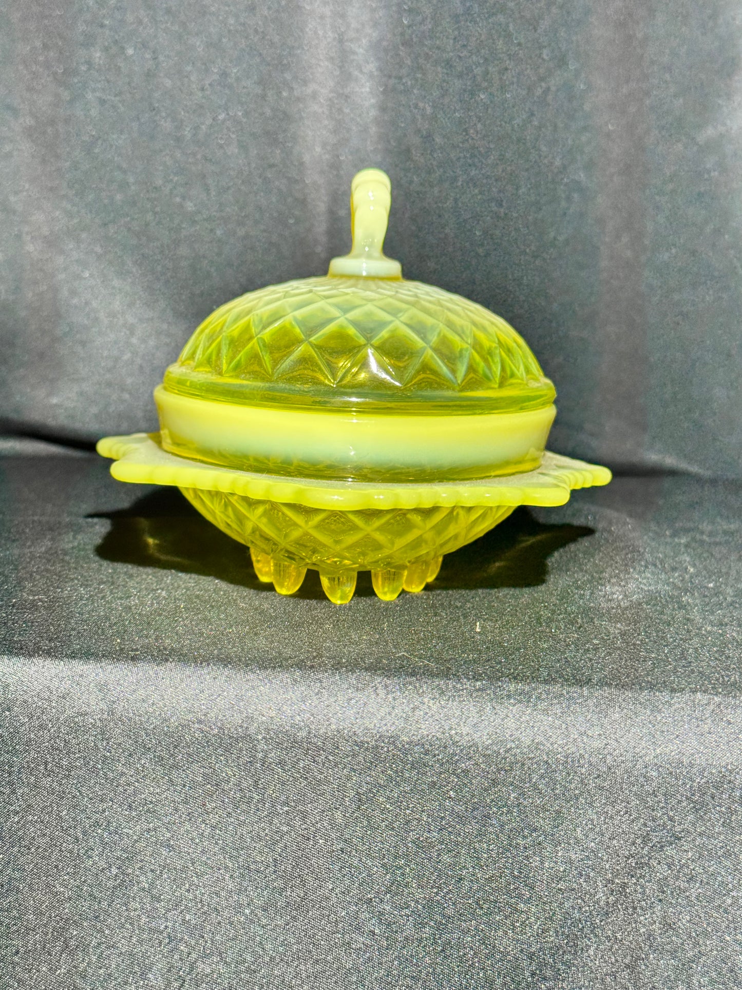 Antique Davidson Pearline Butter Dish – Quilted Pillow Sham Pattern No. 900 – c.1895