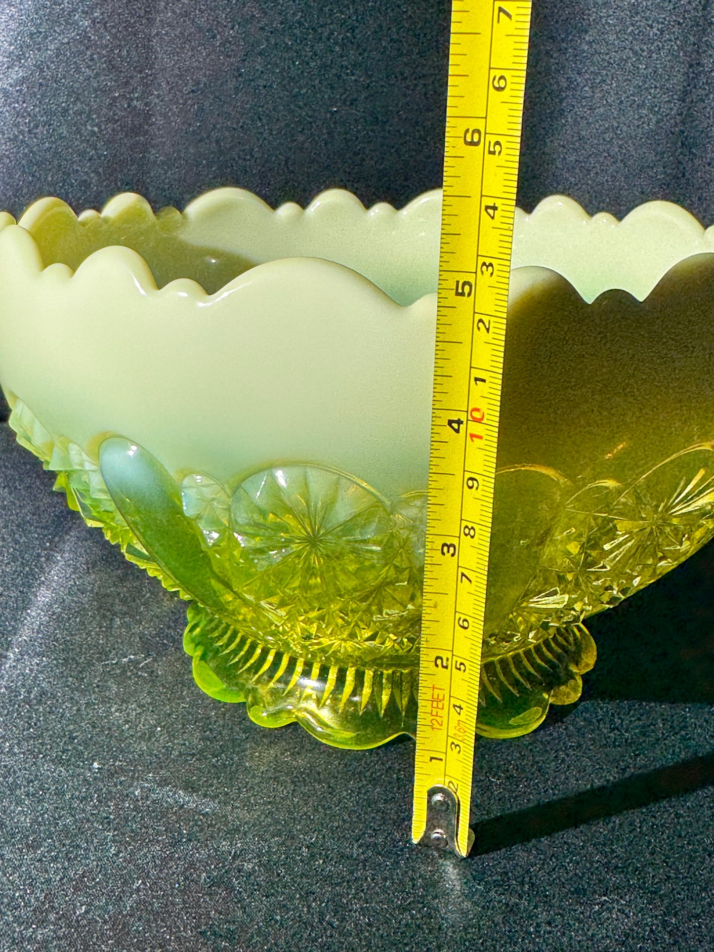 Uranium- Davidson Primrose - Lady Chippendale - Bowl - #176566