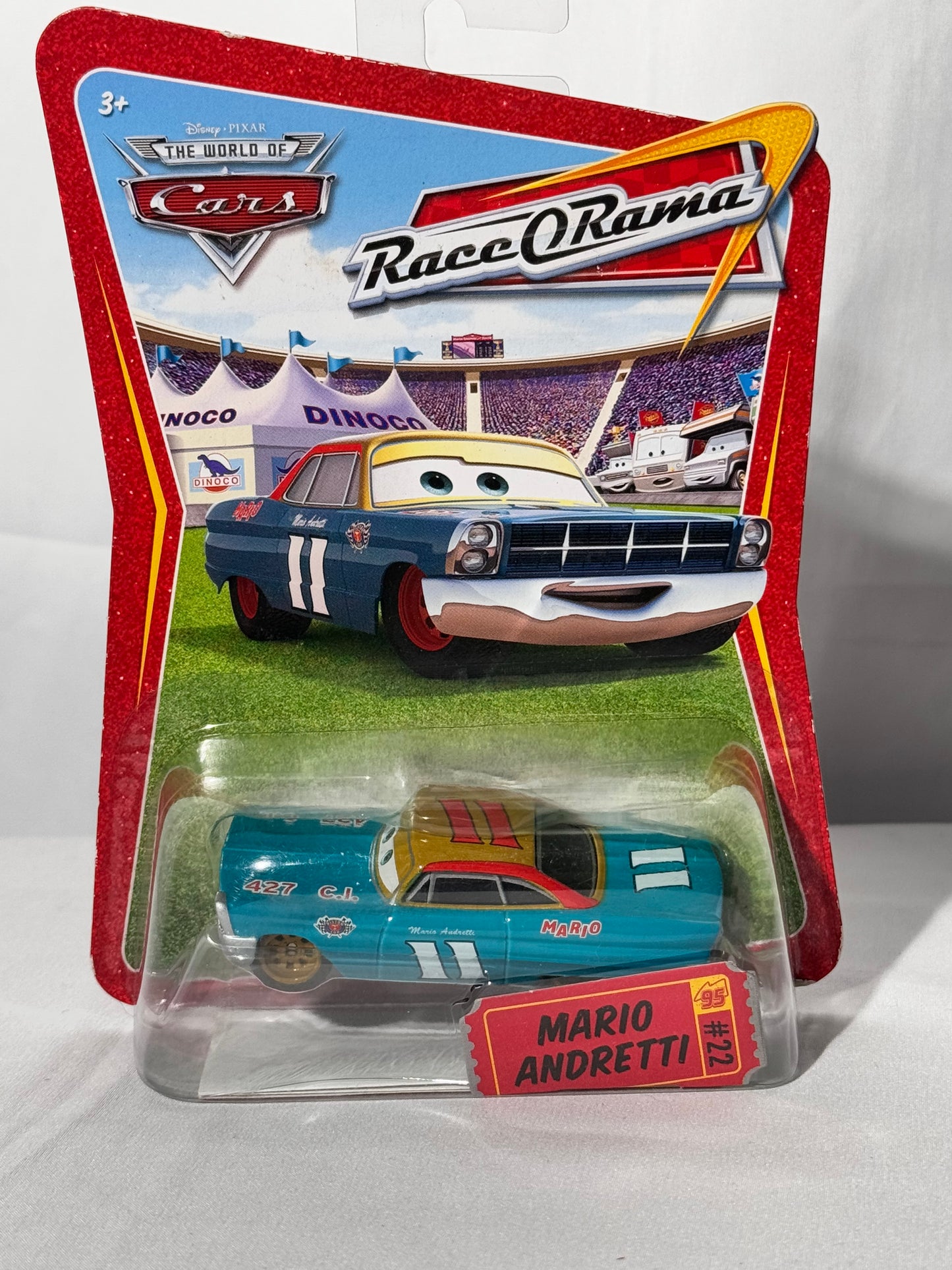 Disney- the world of cars- Mario Andretti- #22 - Race O Roma