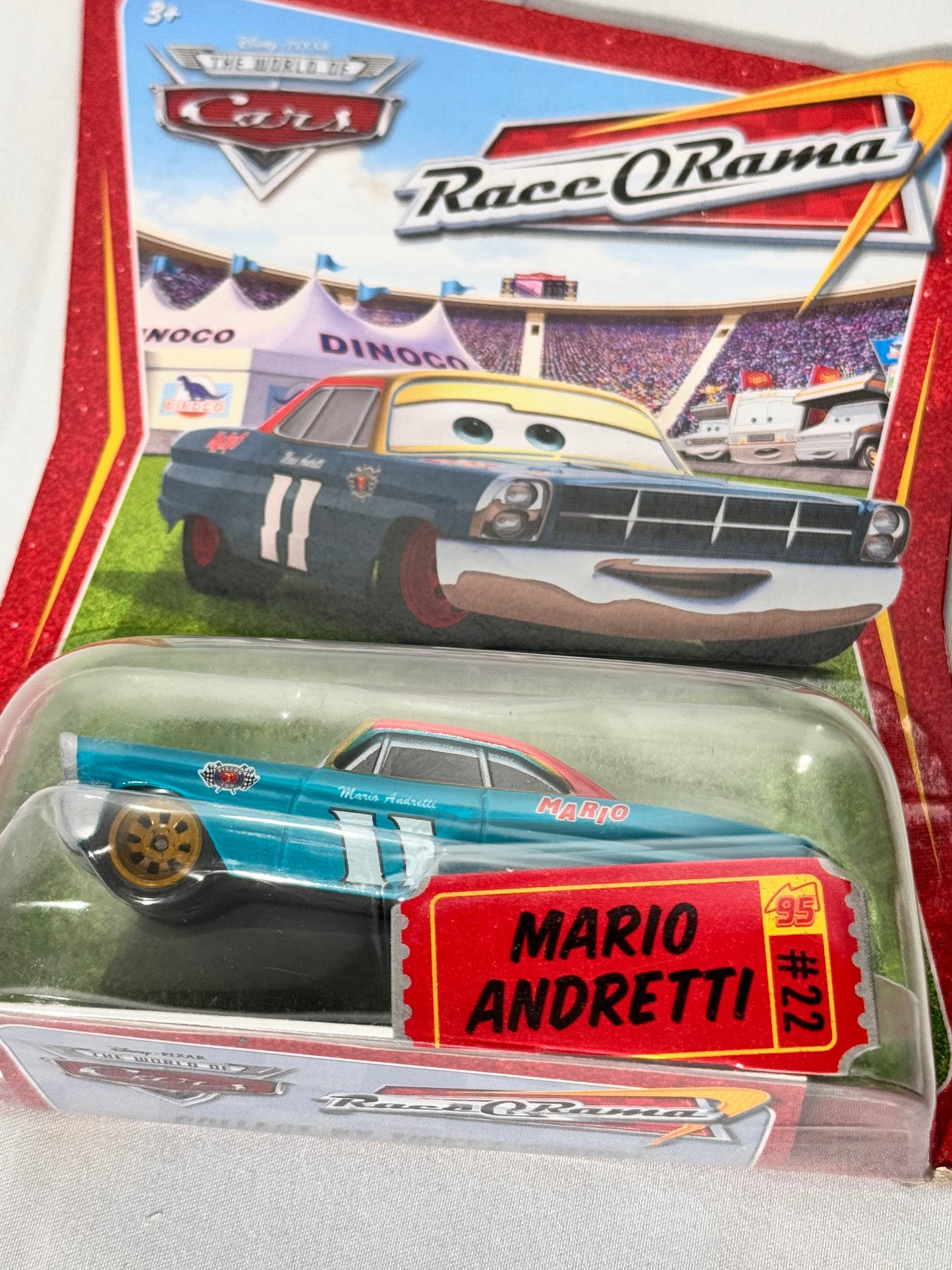 Disney- the world of cars- Mario Andretti- #22 - Race O Roma