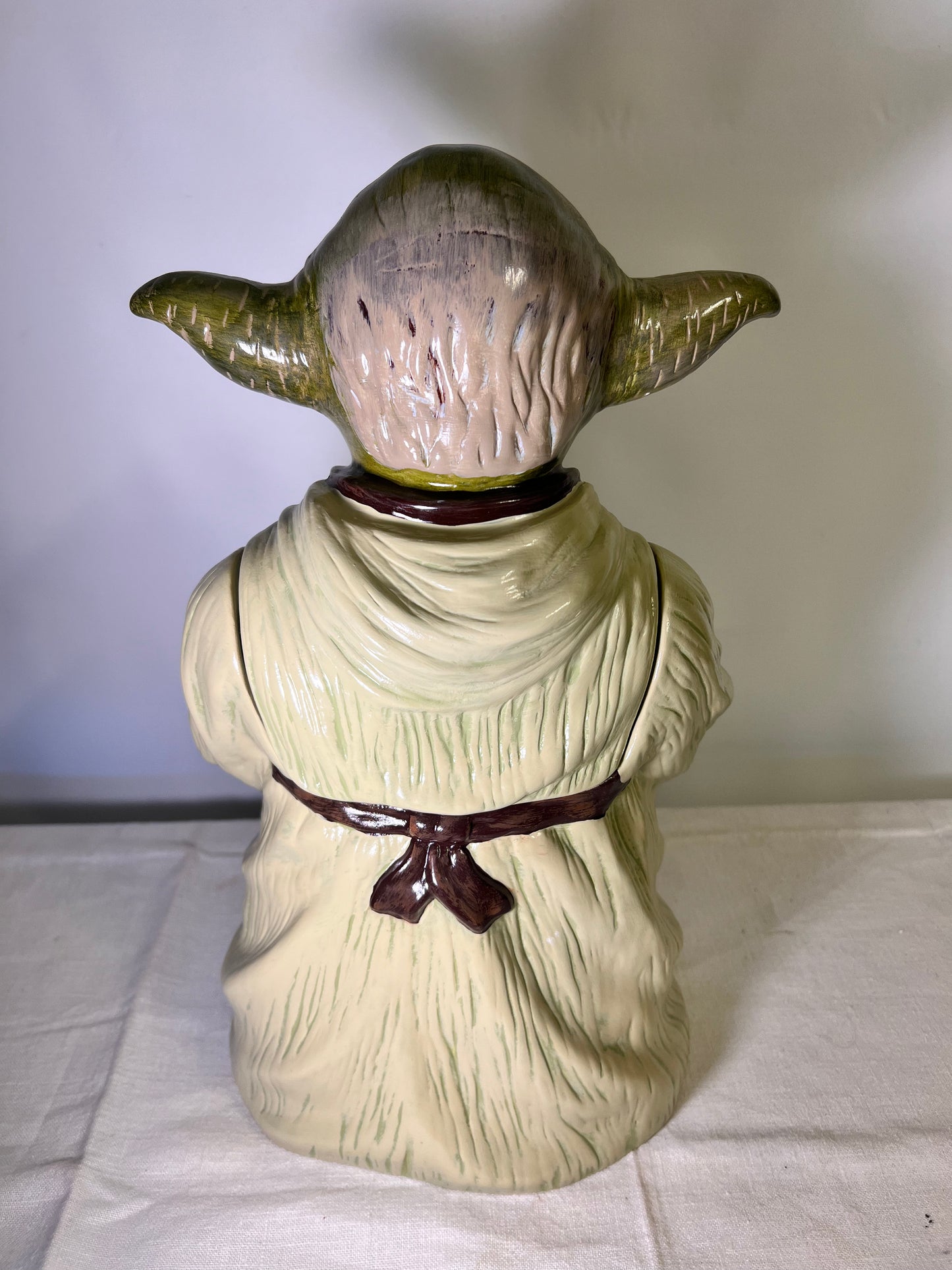 Yoda-Star Wars - collectors edition, cookie jar- Card Characters Inc.
shipping box dimensions 17 x 11” x 13”