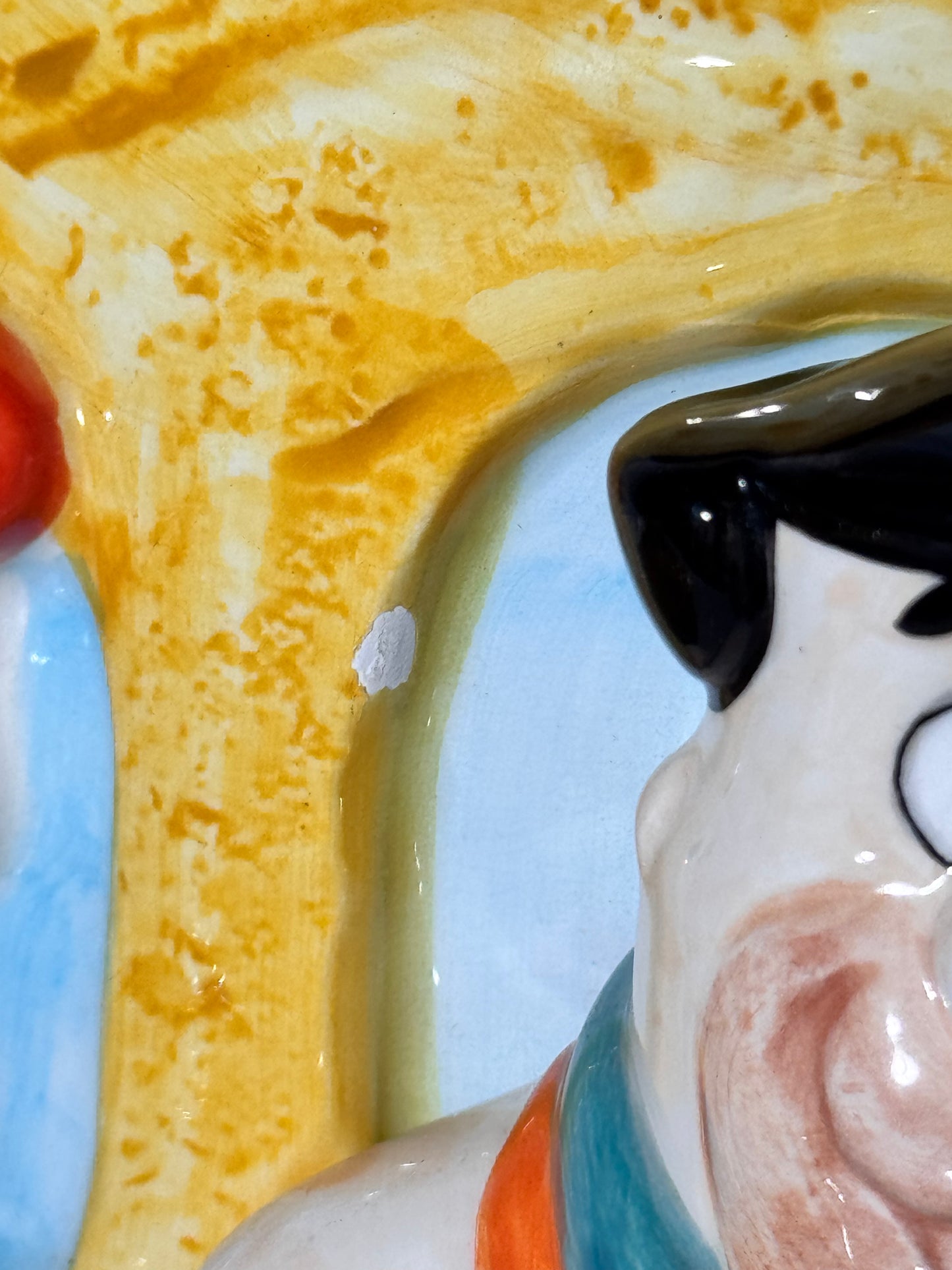 The Flintstone- Cookie Jar- Hanna Barbera - Fred, Wilma, Pebbles and Dino