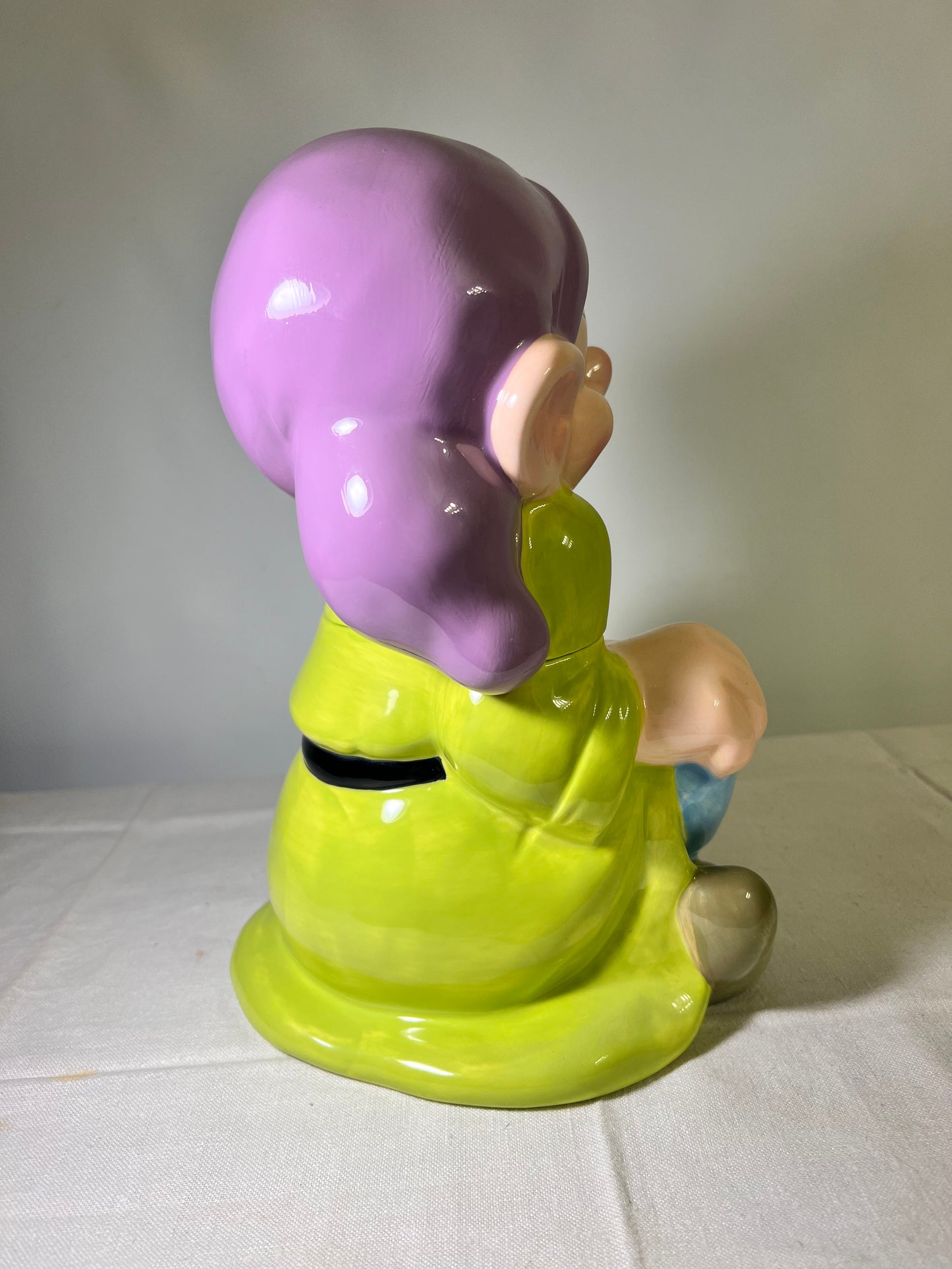 Dopey- 11” cookie Jar- Disney-Snow White and the 7 Dwarfs ￼