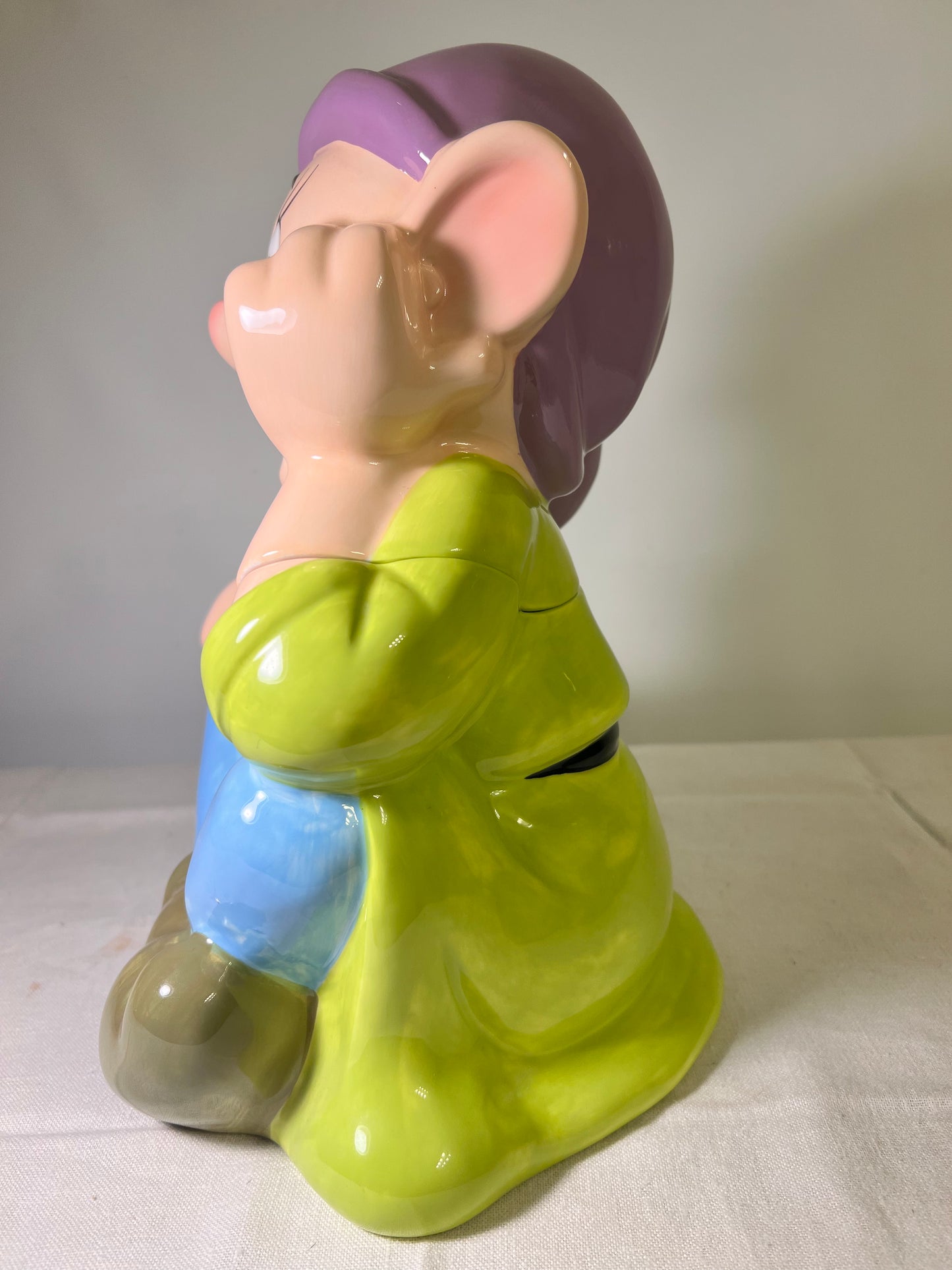 Dopey- 11” cookie Jar- Disney-Snow White and the 7 Dwarfs ￼