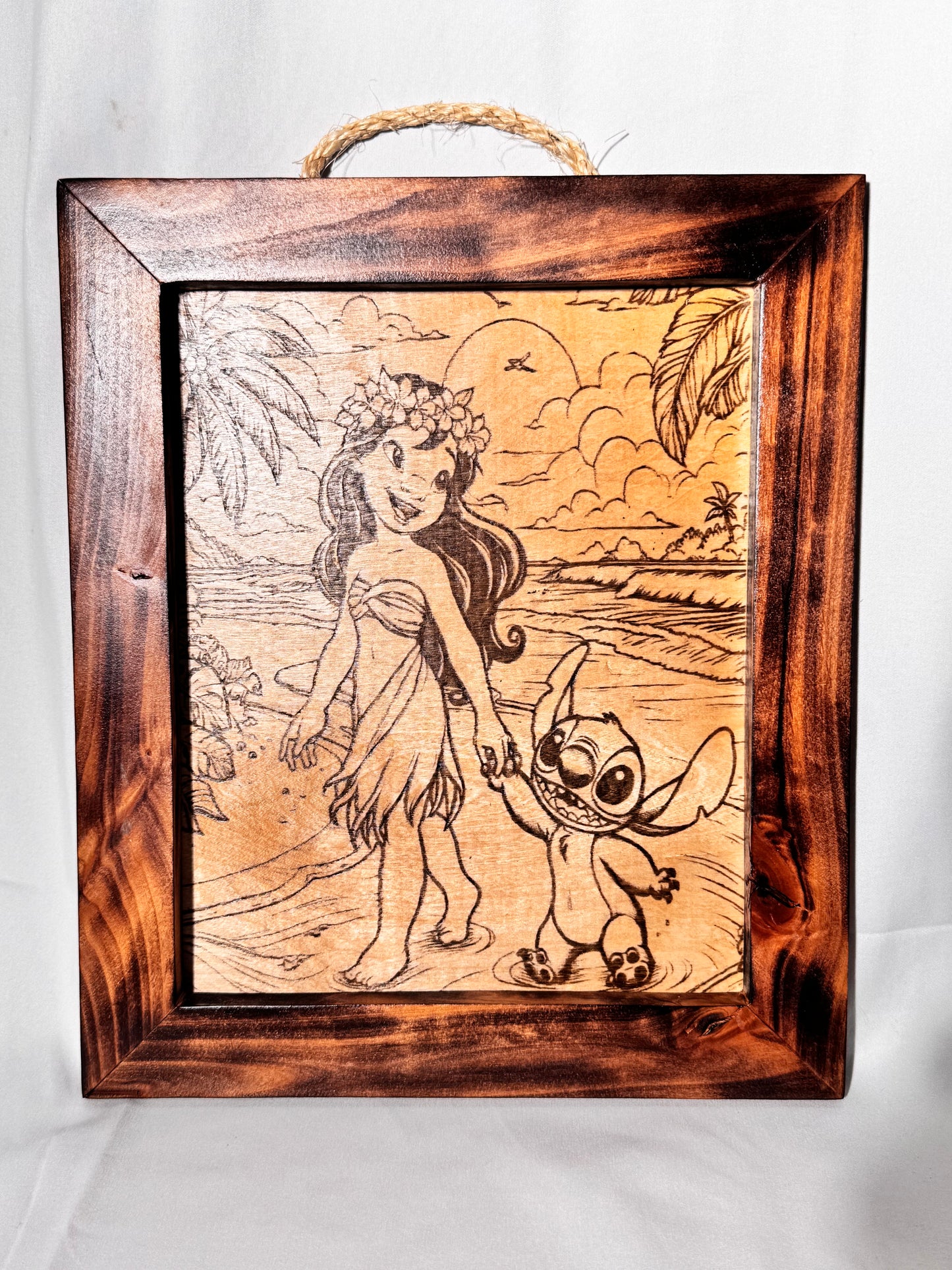Lilo and stitch - handcrafted picture-Disney