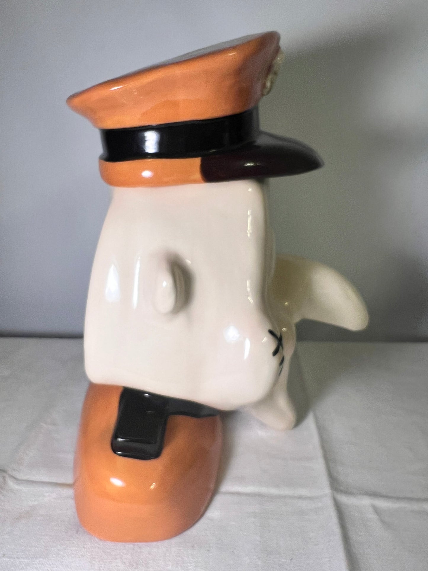 Rare- Rocky and Bullwinkle-Fearless Leader- 10 1/12” Cookie Jar-Brown uniform- #7/100- Villain