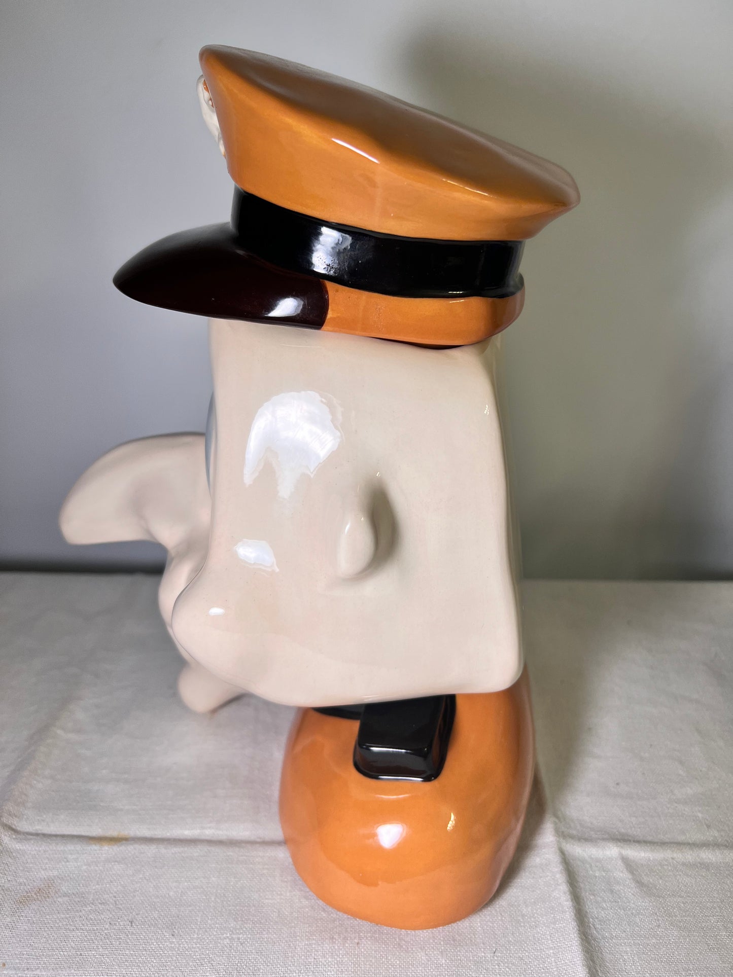 Rare- Rocky and Bullwinkle-Fearless Leader- 10 1/12” Cookie Jar-Brown uniform- #7/100- Villain