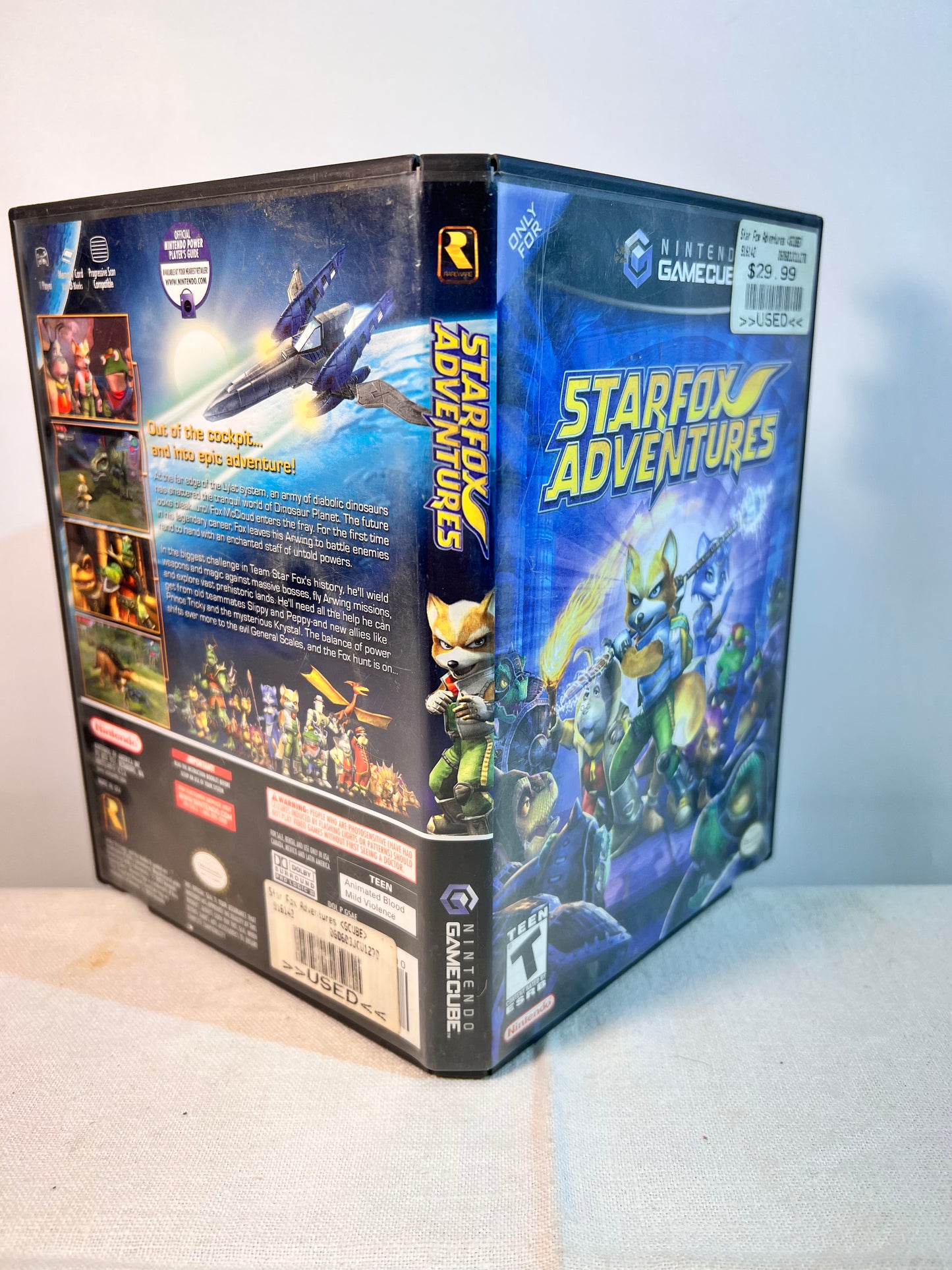 Nintendo Game Cube- Starfox Adventures- Game, case and instructions manual