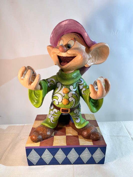 Dopey- 15” statue - “A Million Diamond Shine” - Walt Disney- showcase collection- #4026090