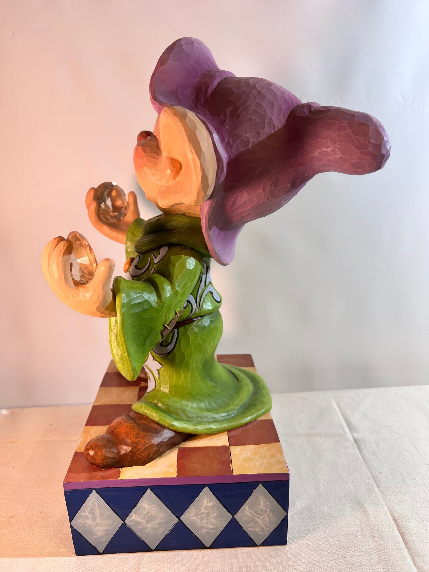 Dopey- 15” statue - “A Million Diamond Shine” - Walt Disney- showcase collection- #4026090