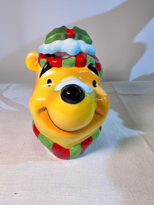 Winnie The Pooh- 5” teapot- Winter Pooh’s Head- Disney showcase collection- Limited edition- designed by Cardew Design