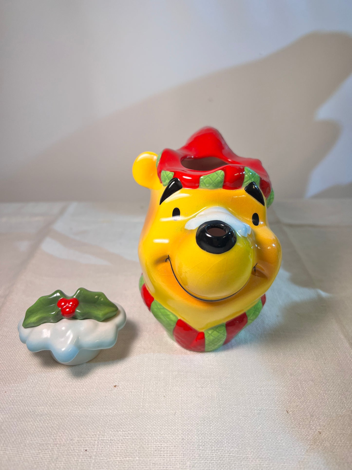 Winnie The Pooh- 5” teapot- Winter Pooh’s Head- Disney showcase collection- Limited edition- designed by Cardew Design