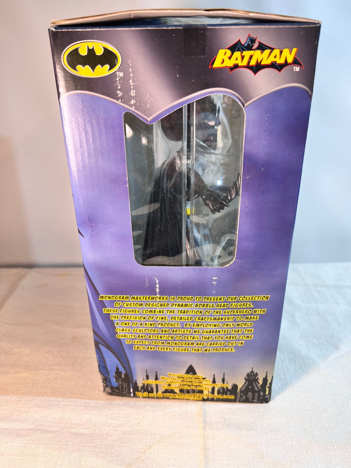 Batman-8” Dynamic Bobble Head- Headstrong Heroes- Warner Brothers-DC comics