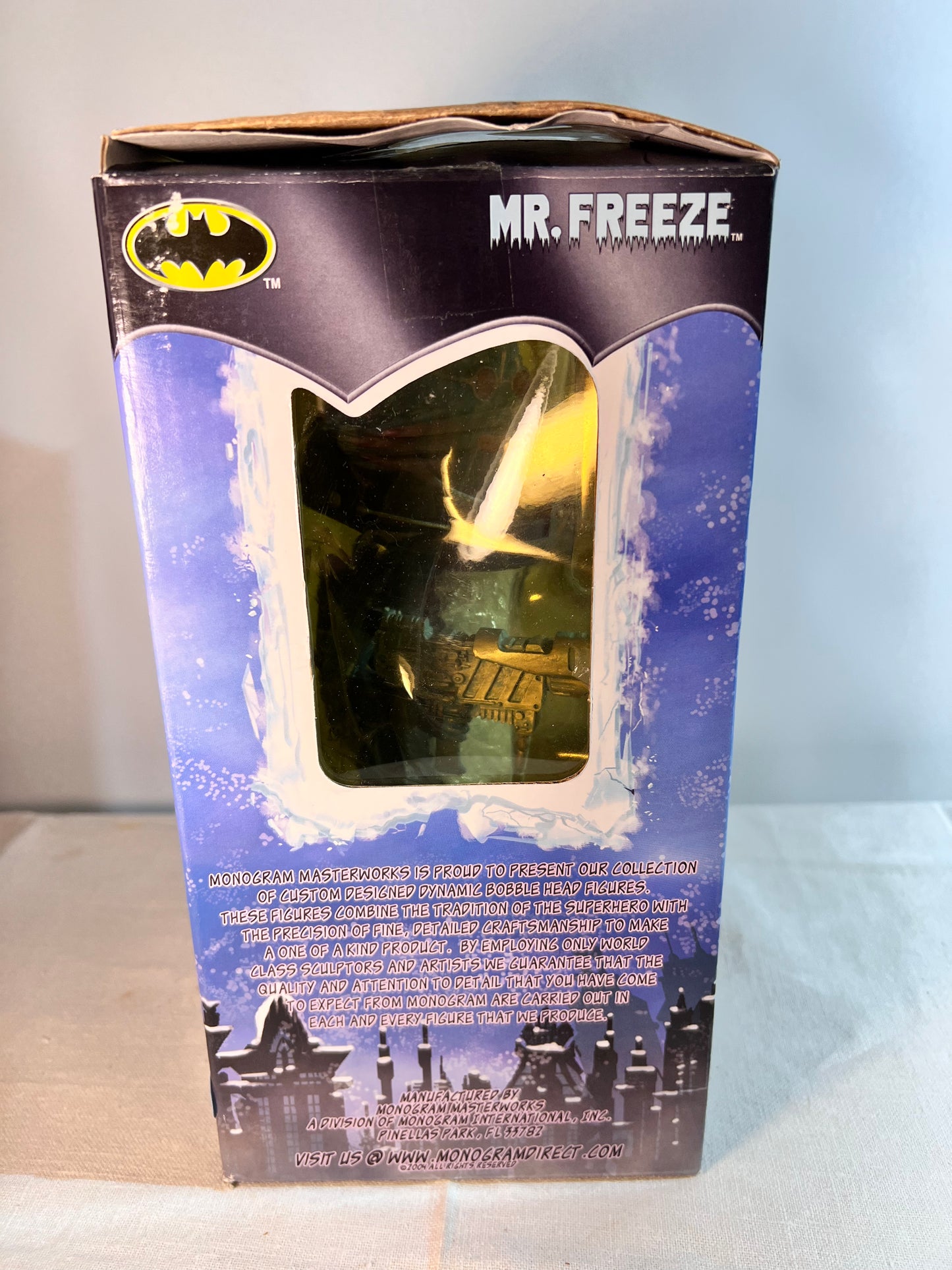 Mr. Freeze- 9” Dynamic Bobble Head- headstrong Villains- Warner Brothers- DC Comics