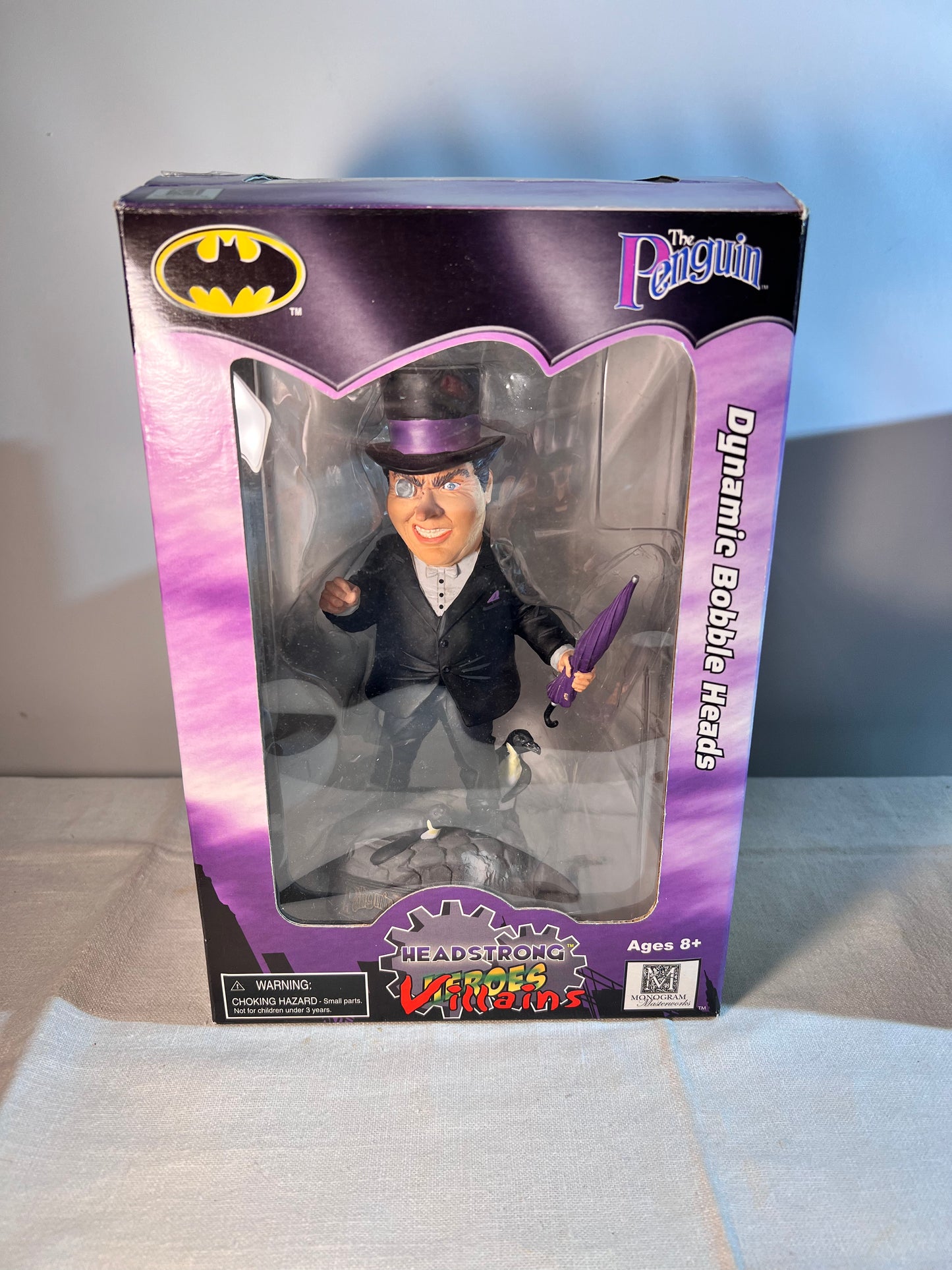 The Penguin- 6 1/2” Dynamic Bobble Head- Headstrong Villains- Warner Brothers- DC Comic