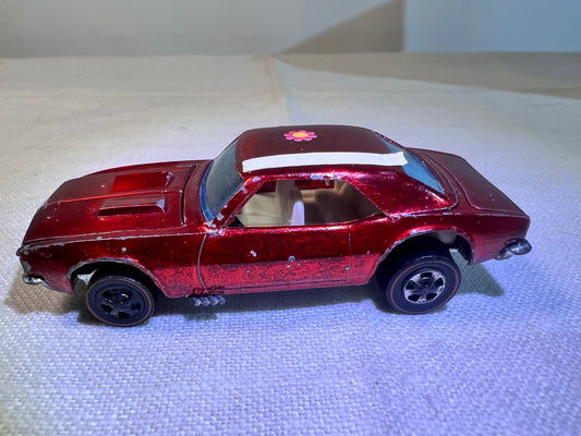 Hot wheels- 1967 - Red line - Custom Camaro - Mattel - US and Foreign- Hong Kong-SUPER RARE