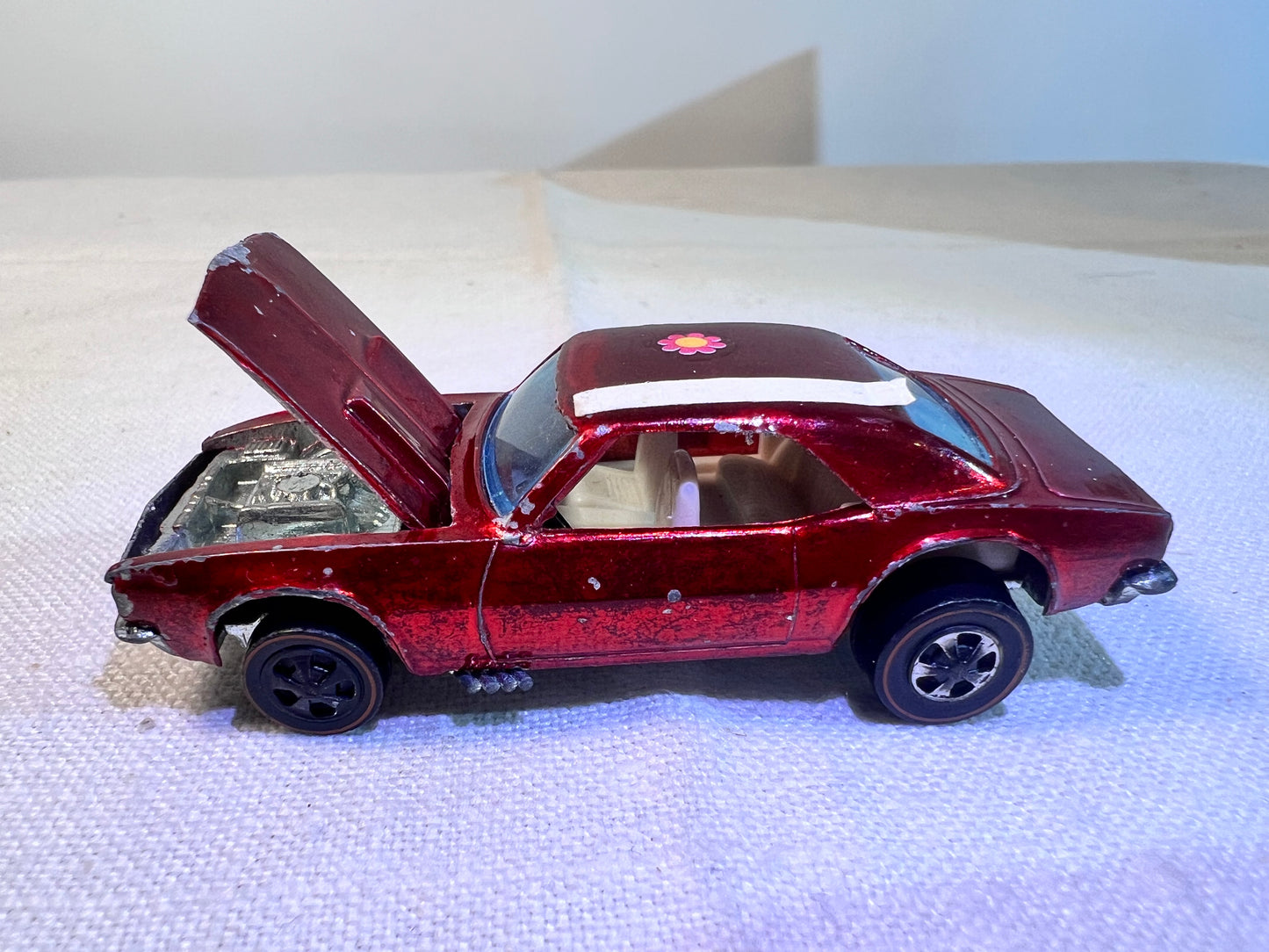Hot wheels- 1967 - Red line - Custom Camaro - Mattel - US and Foreign- Hong Kong-SUPER RARE
