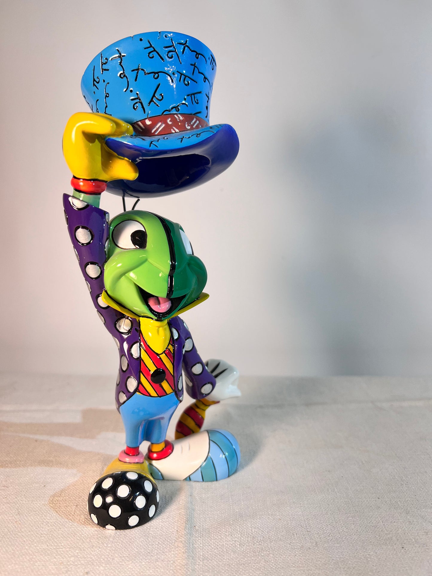 Jiminy Cricket 8” figurine - Britto- Disney - Enesco - signed - item # 4023845