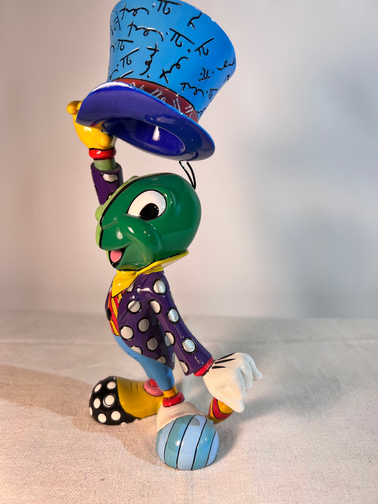 Jiminy Cricket 8” figurine - Britto- Disney - Enesco - signed - item # 4023845