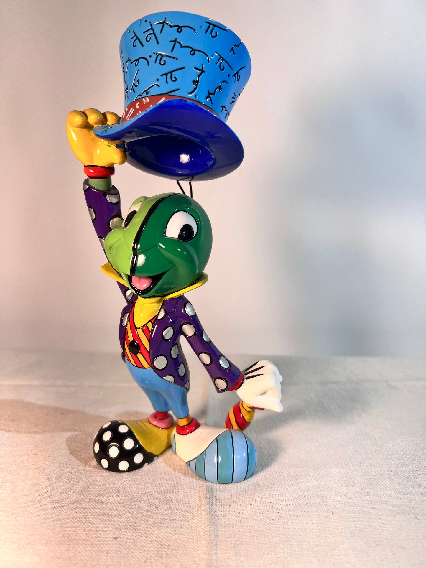 Jiminy Cricket 8” figurine - Britto- Disney - Enesco - signed - item # 4023845