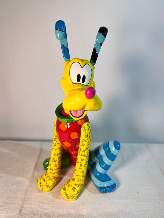 Pluto - 8 1/2” figurine - Britto- item #403756 - Disney- 2014-Enesco - original box