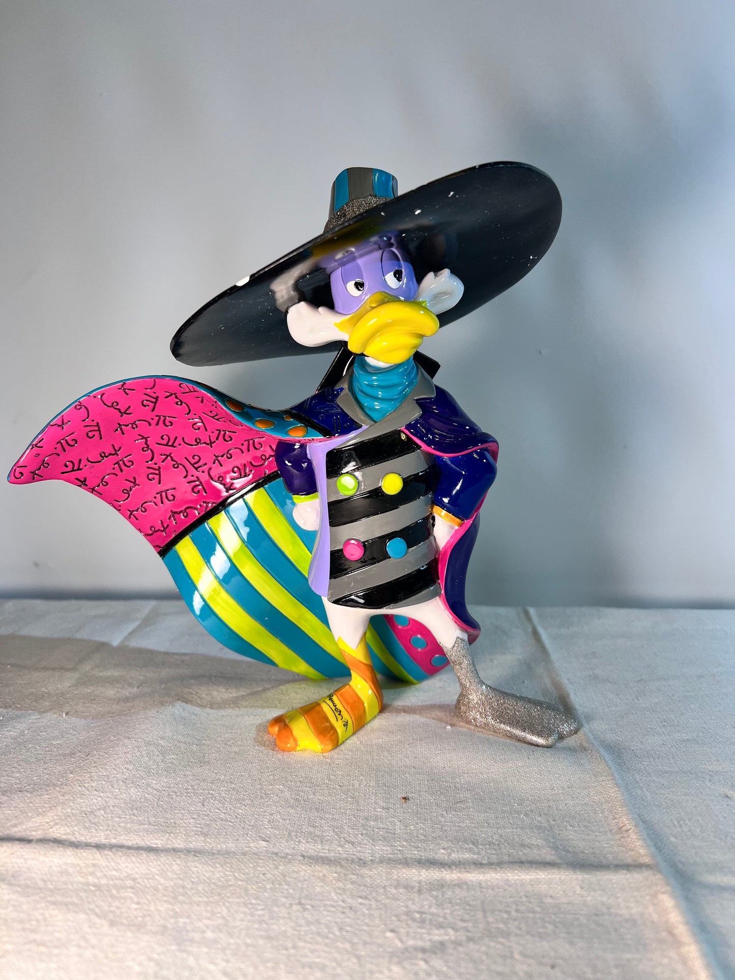 Dark Wing Duck - 8” figurine - Britto - item #6001012 - Disney- 2017