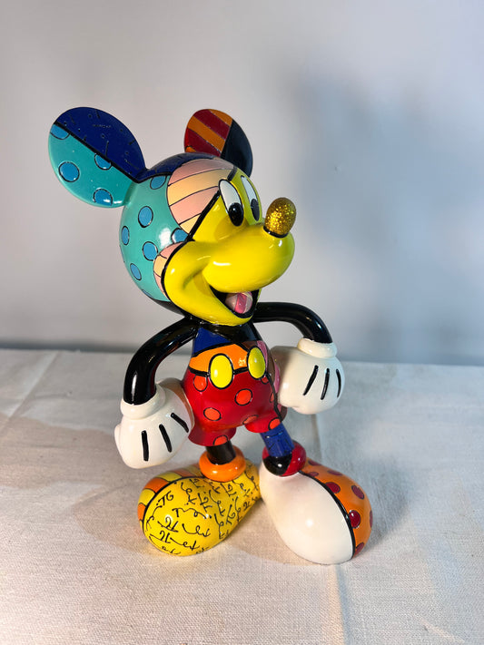 Mickey Mouse- 8” figurine- Britto-2010 - Enesco -Disney- original box