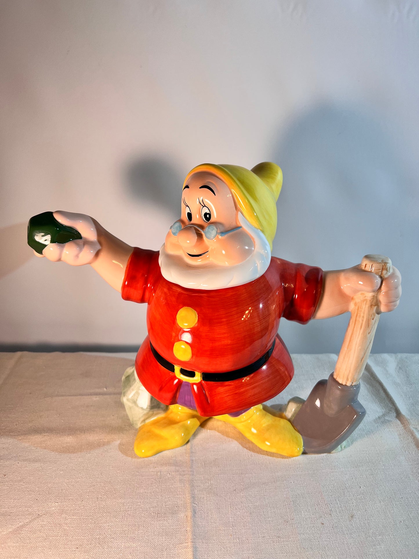 Doc - 9 1/2” teapot- Disney - Snow White- Treasure Craft