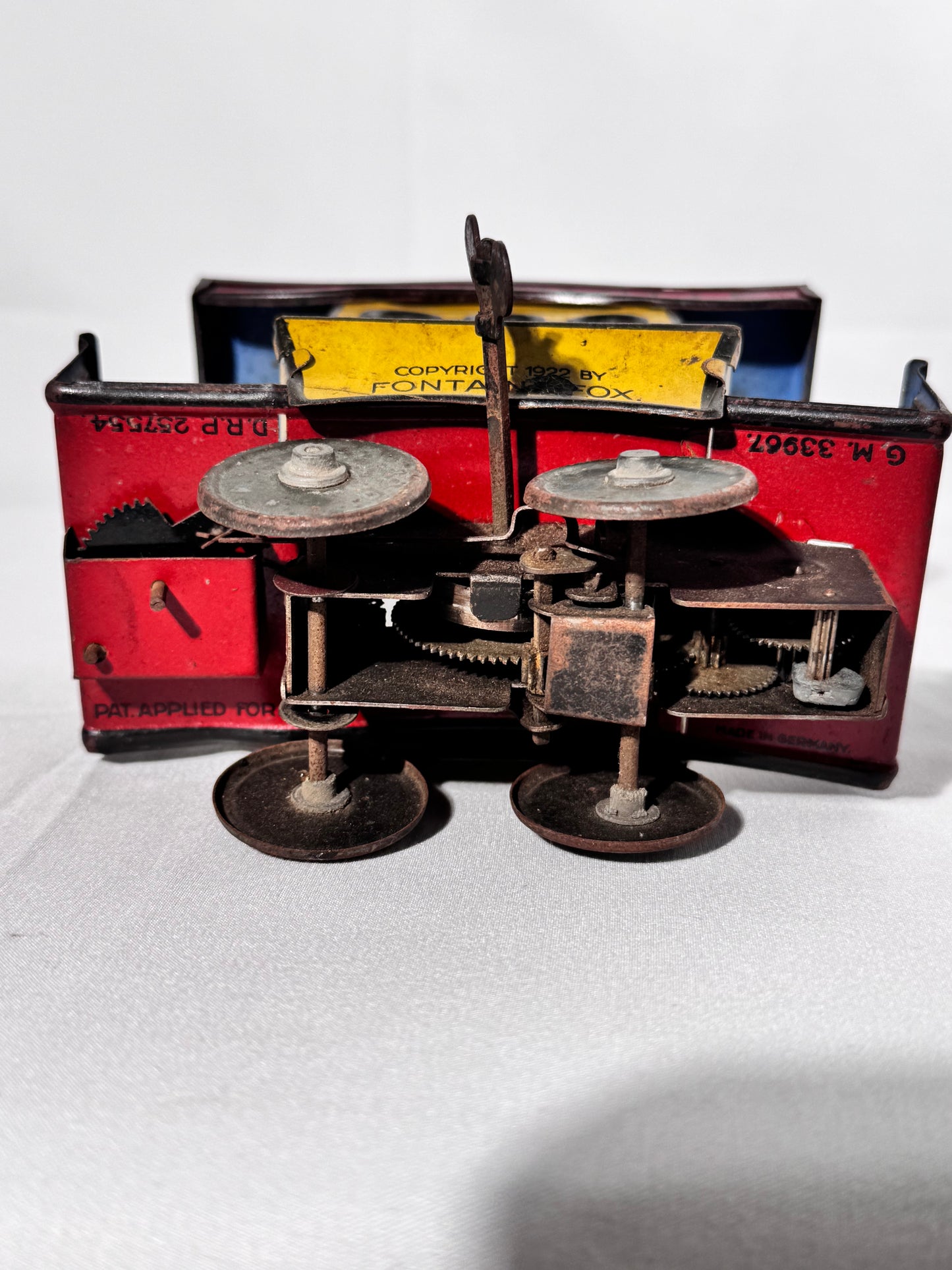 Toonerville Trolley - 1922 German tin wind up toy