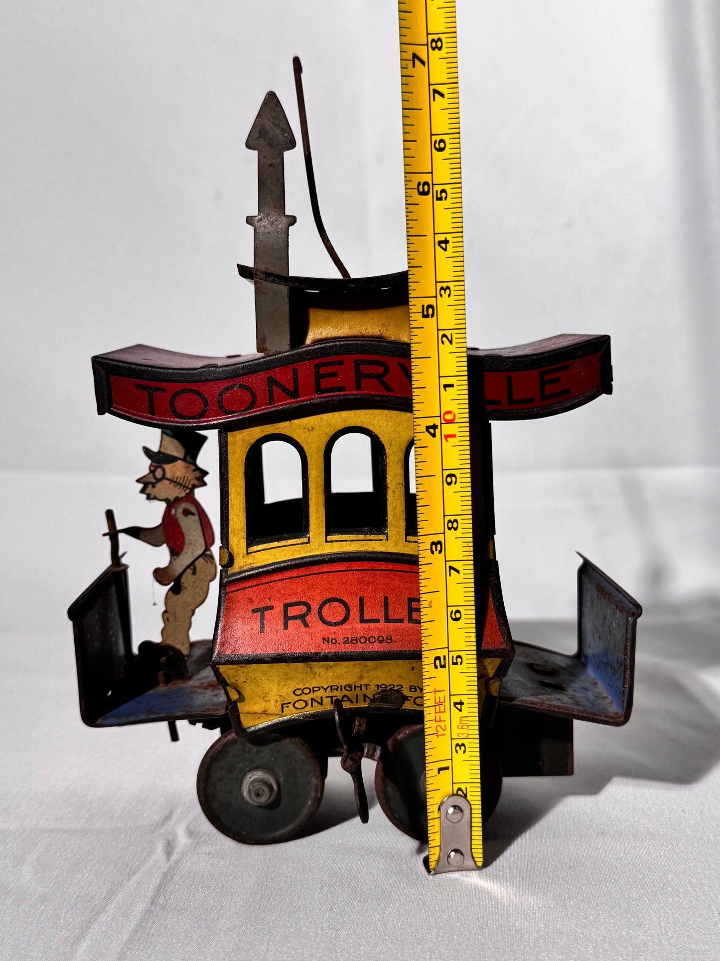 Toonerville Trolley - 1922 German tin wind up toy