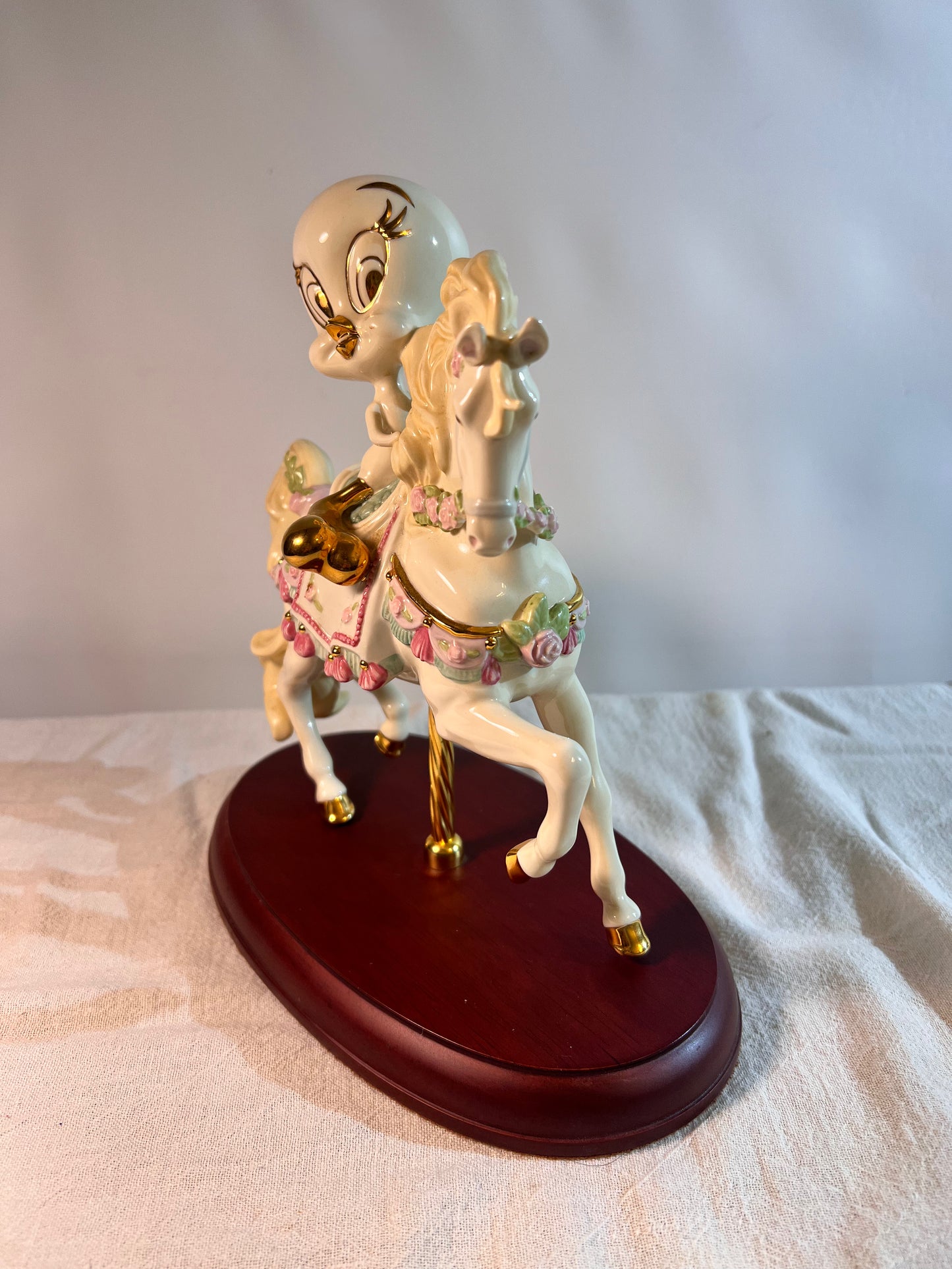 Tweety Carousel Ride - 9” figurine - Lennox -Looney Tunes